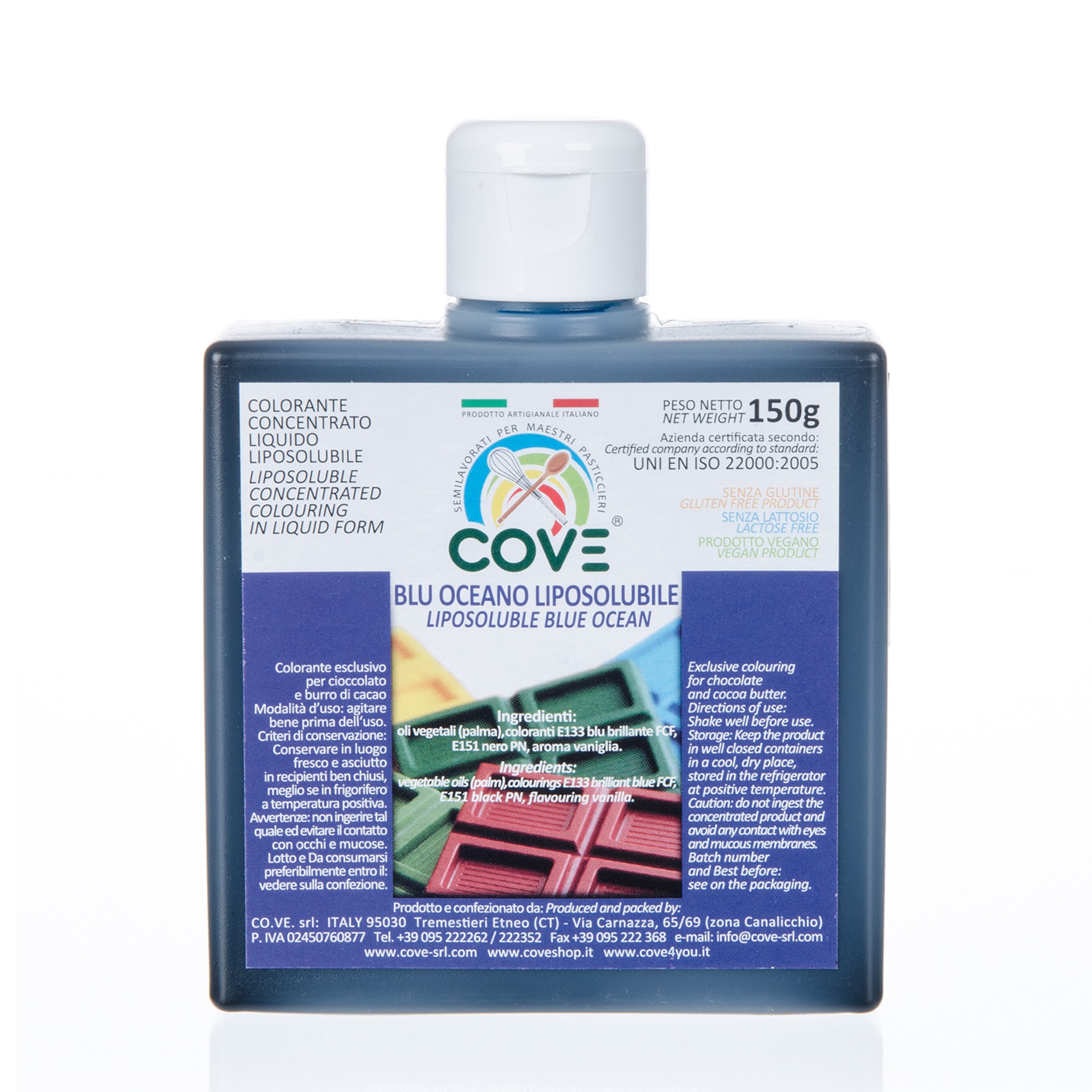 OZEANBLAUE LEBENSMITTELFARBE FLÜSSIG, FETTLÖSLICH OZEANBLAUE LEBENSMITTELFARBE FLÜSSIG, FETTLÖSLICH