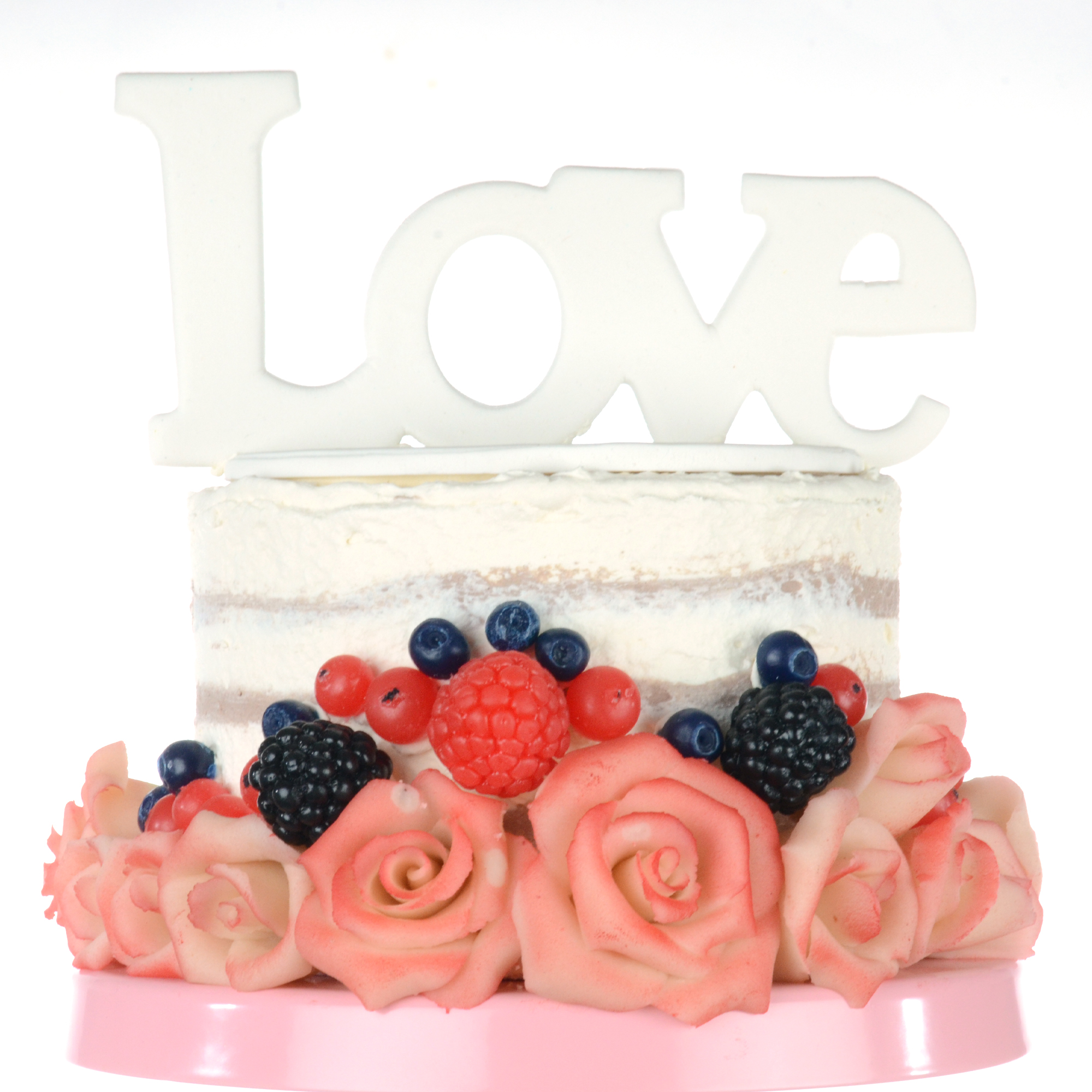 TORTE "LOVE" MIT ROSEN TORTE "LOVE" MIT ROSEN