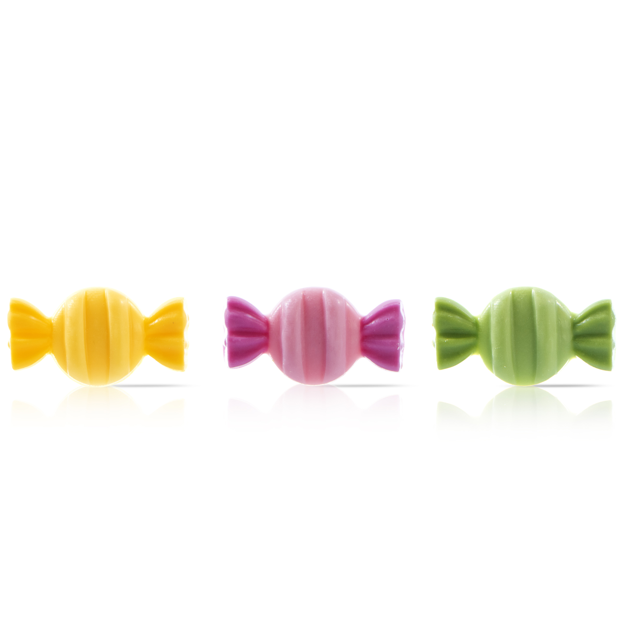 BONBONS SORTIERT, WEISSE SCHOKOLADE GEFÄRBT