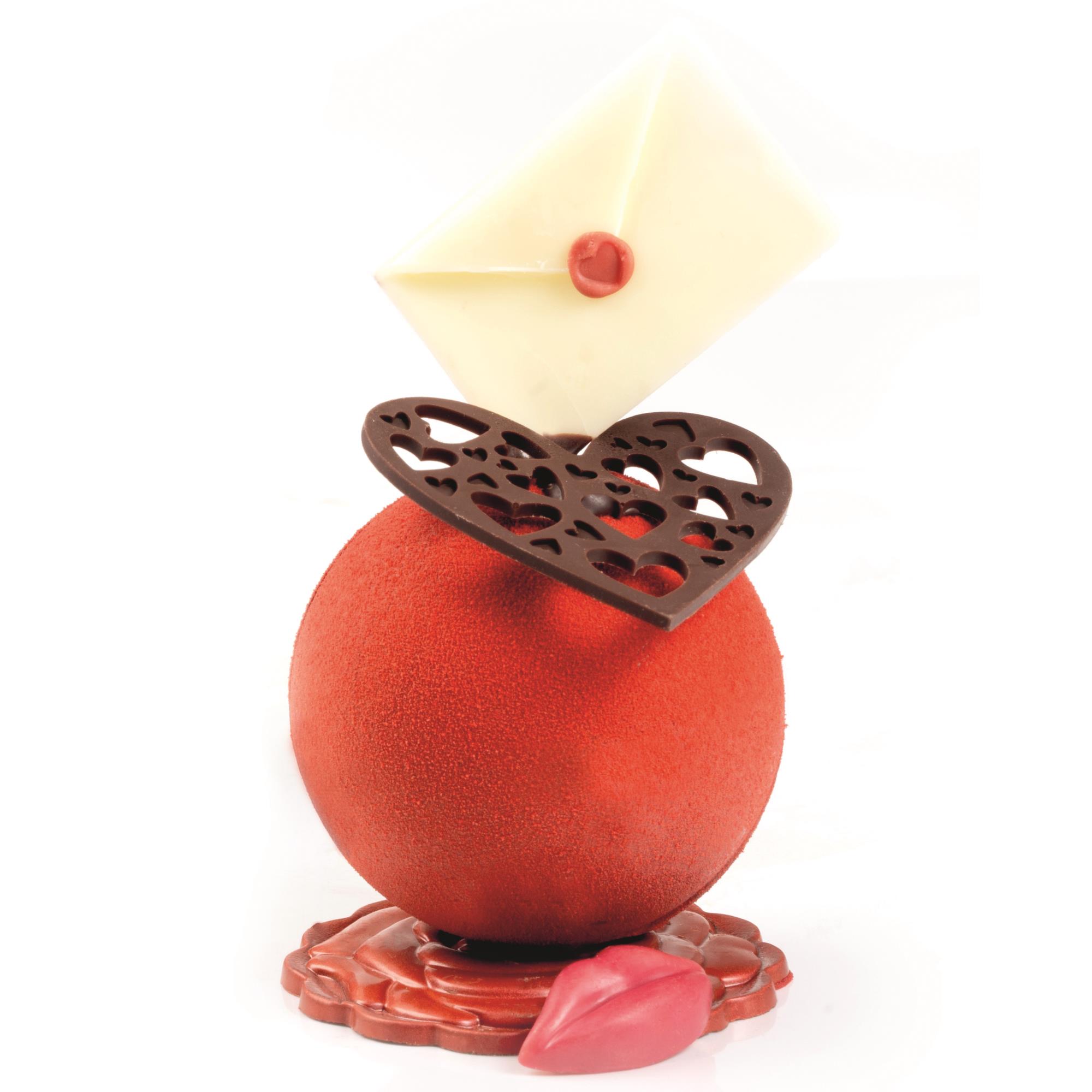 LIEBESBRIEFE AUFLEGER, WEISSE SCHOKOLADE LIEBESBRIEFE AUFLEGER, WEISSE SCHOKOLADE