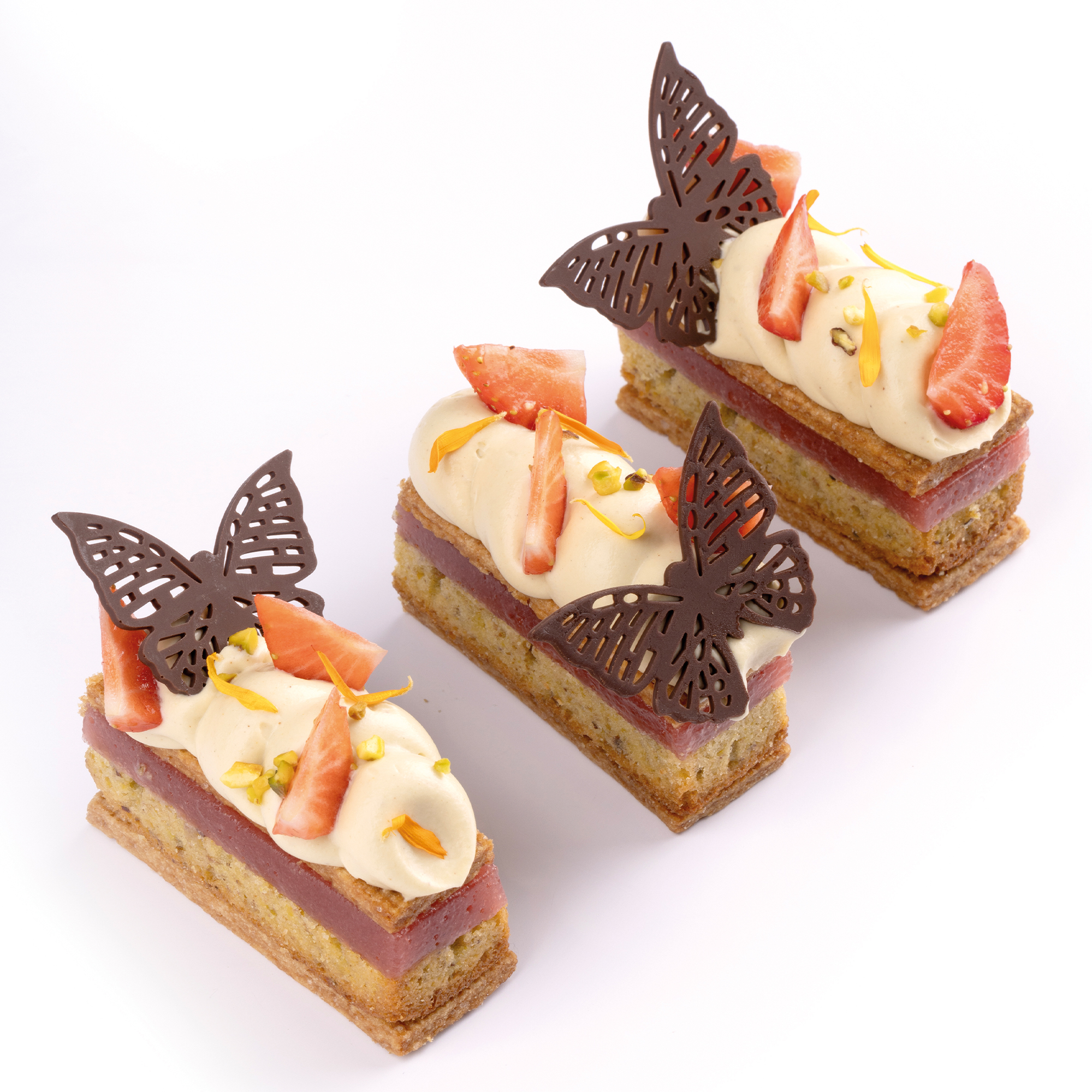 SPITZEN SCHMETTERLINGE, DUNKLE SCHOKOLADE