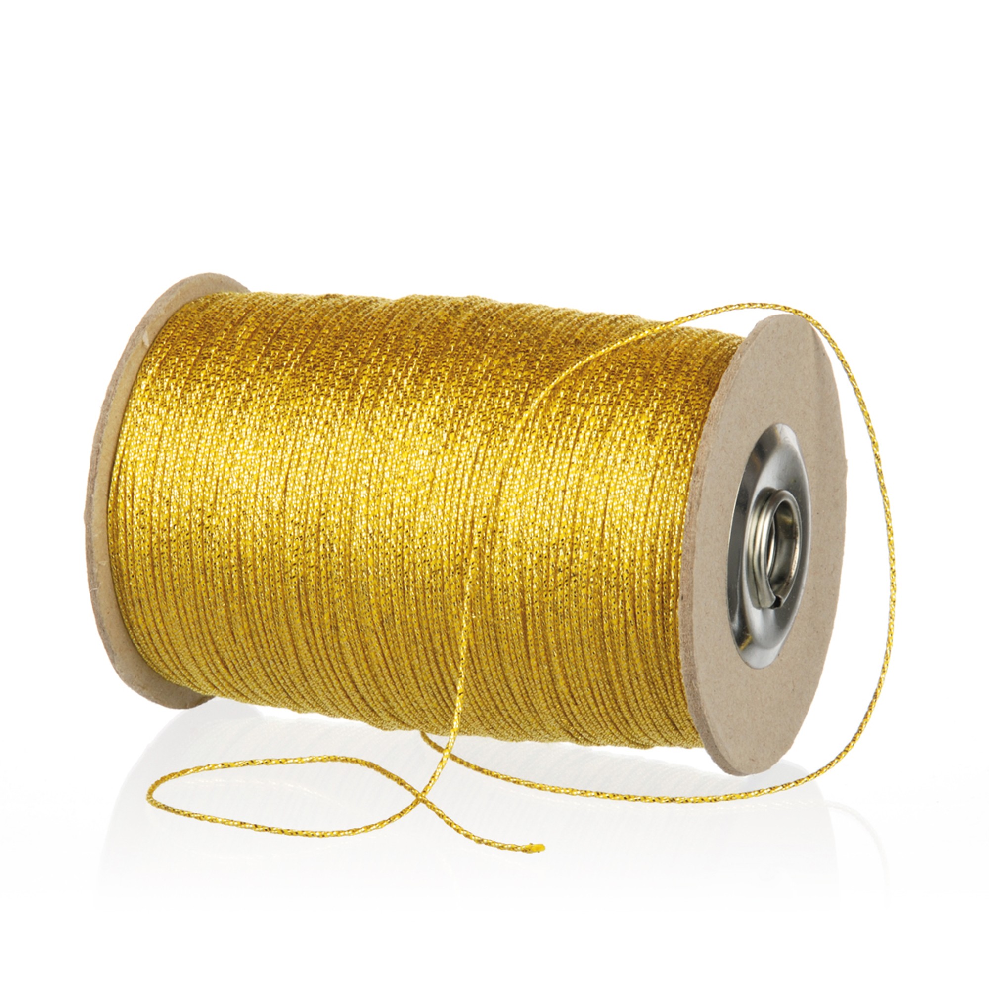 GOLDKORDEL DÜNN, METALLISCHES GEWEBE MIT TEXTILFASERN GOLDKORDEL DÜNN, METALLISCHES GEWEBE MIT TEXTILFASERN