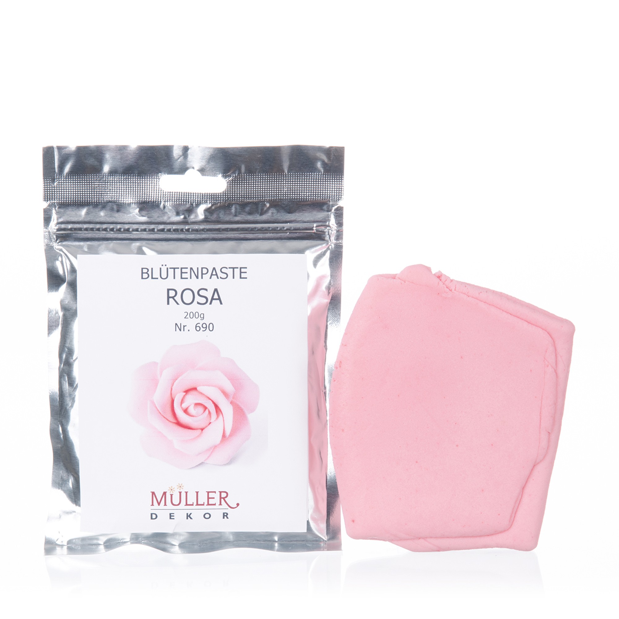 ROSA BLÜTENPASTE