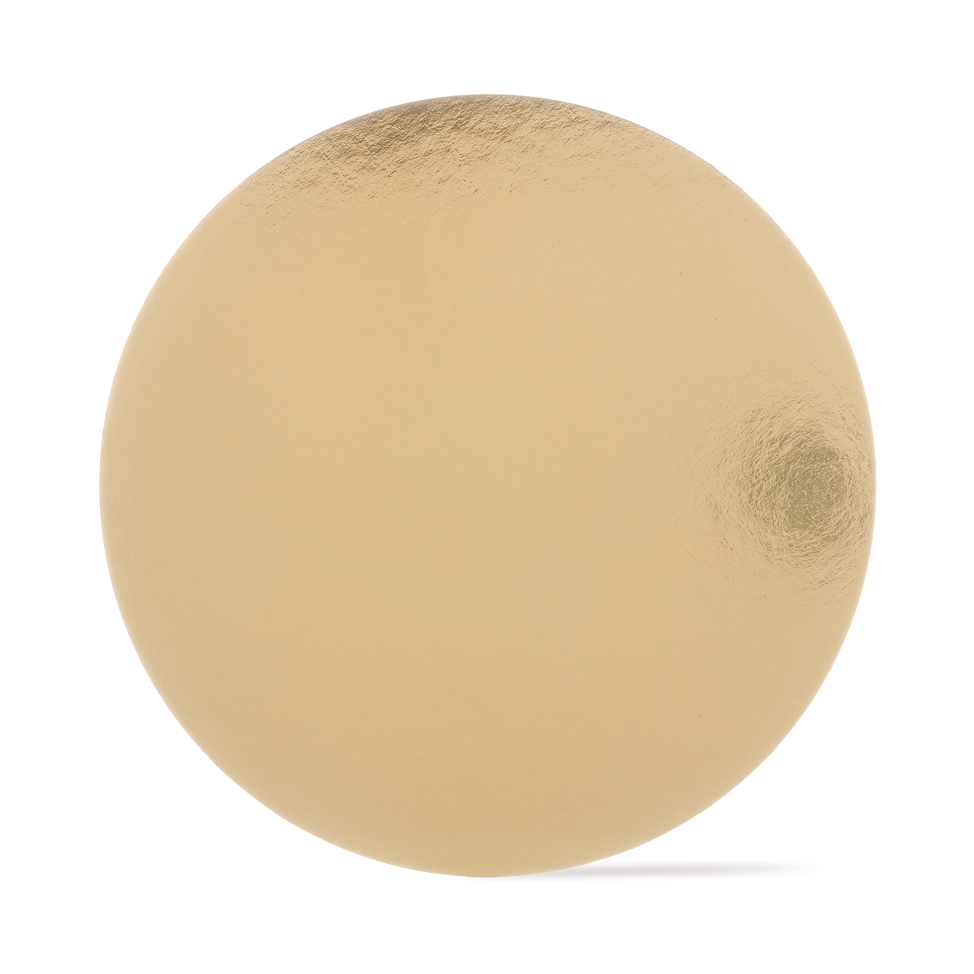 TORTENSCHEIBEN RUND 32 CM, AUS GOLD KASCHIERTEM KARTON