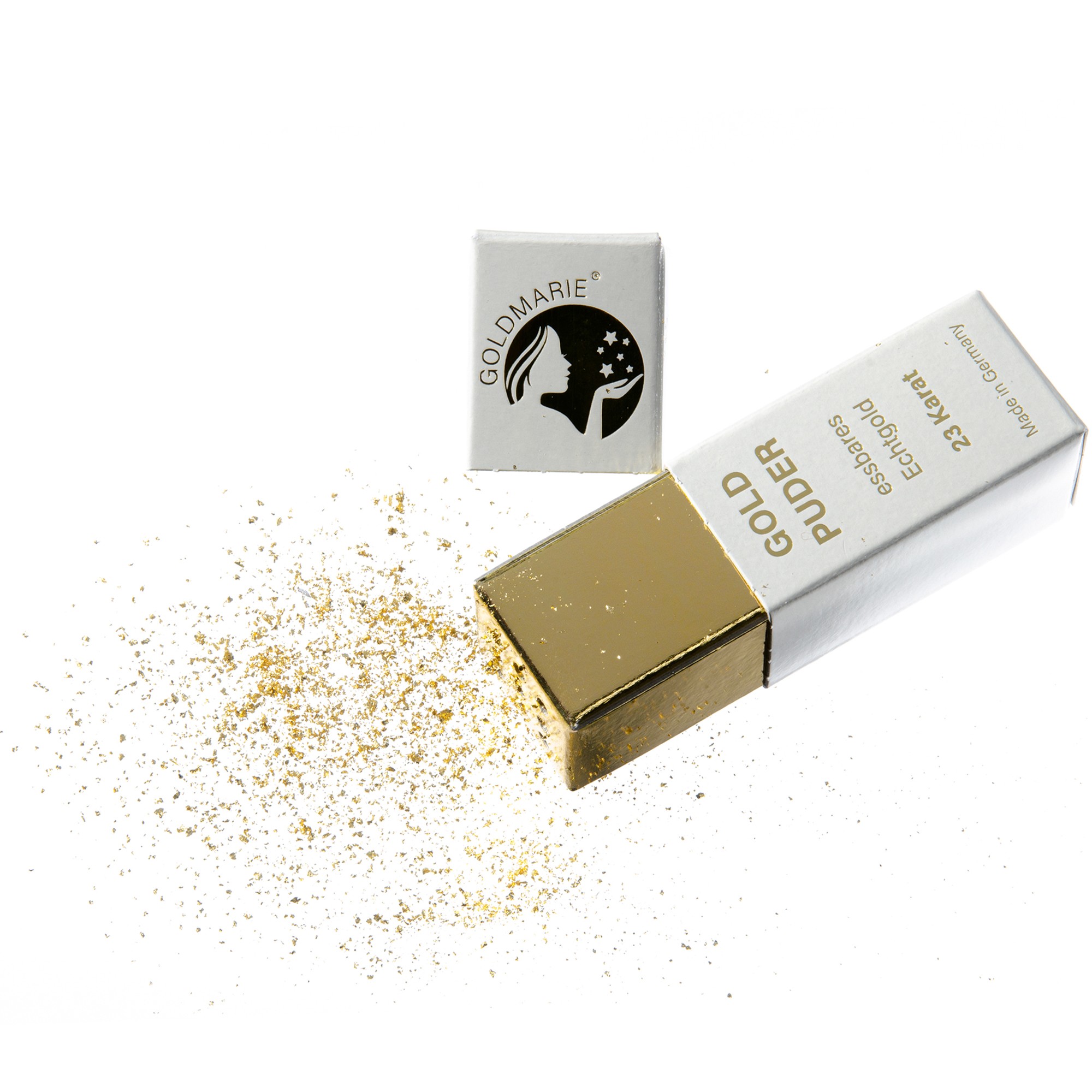 ESSBARES BLATTGOLD PUDER