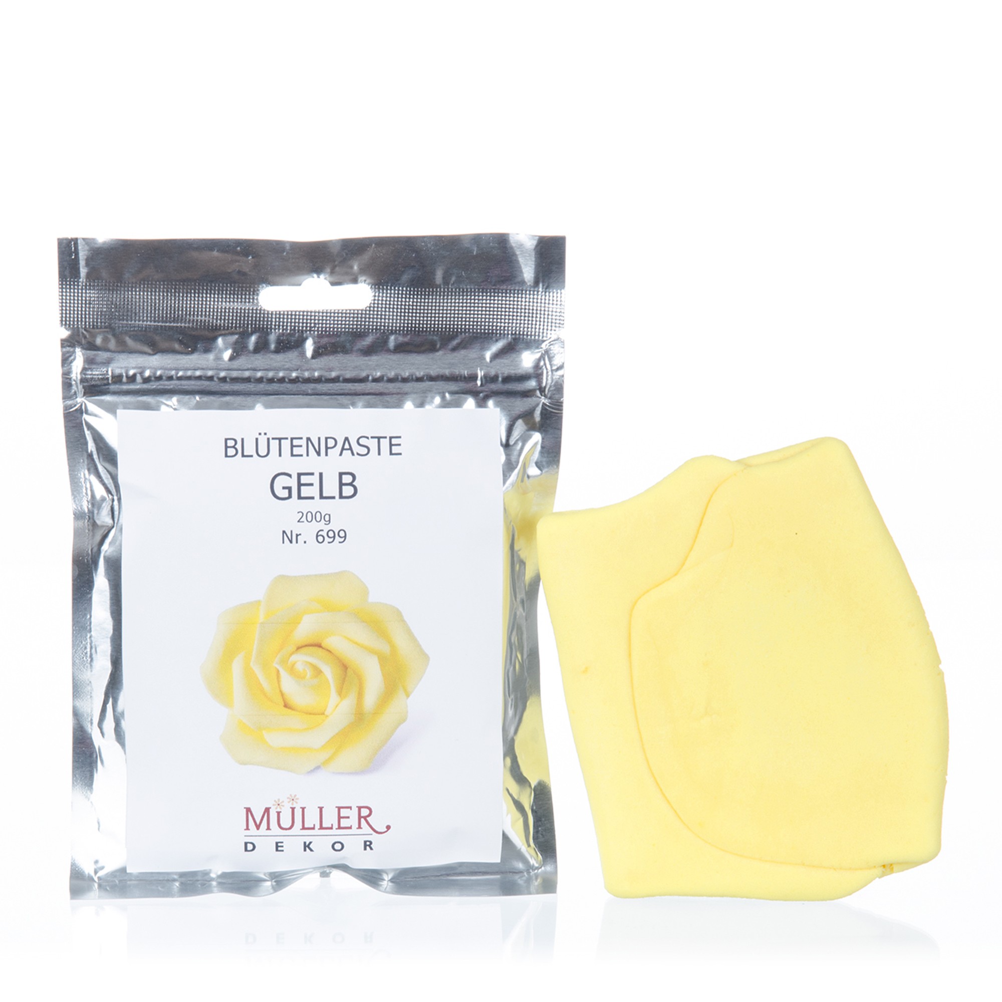 GELBE BLÜTENPASTE