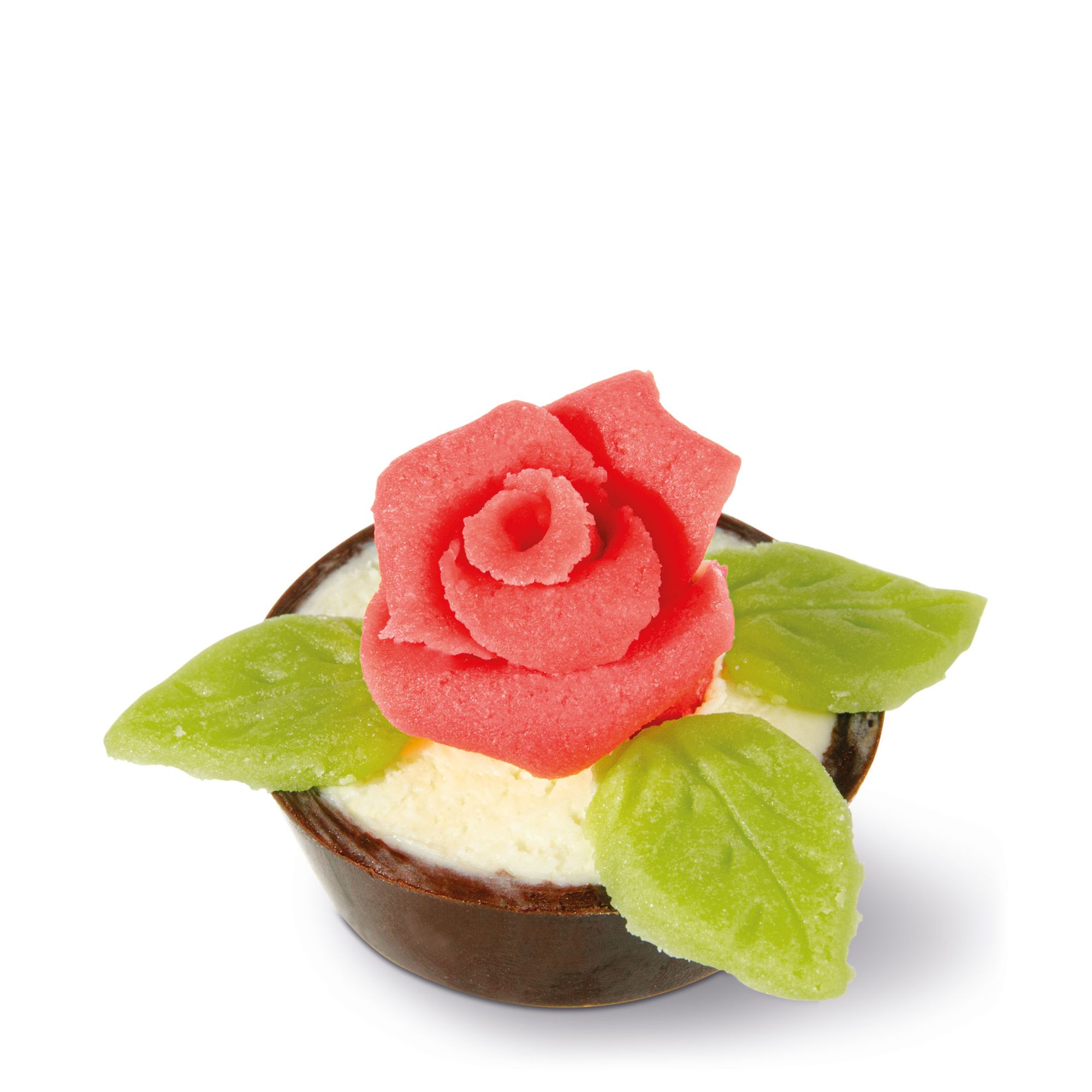 MINI GRÜNE ROSENBLÄTTER, MARZIPAN