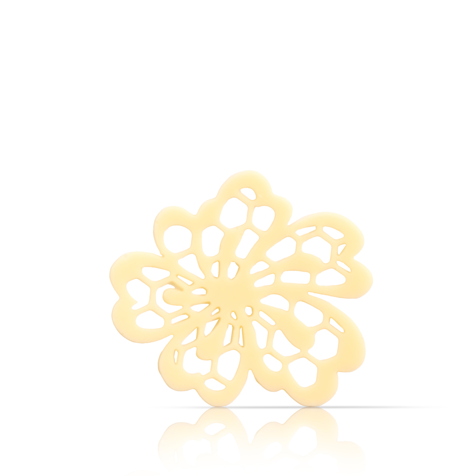 SPITZEN BLÜTEN KLEIN, WEISSE SCHOKOLADE