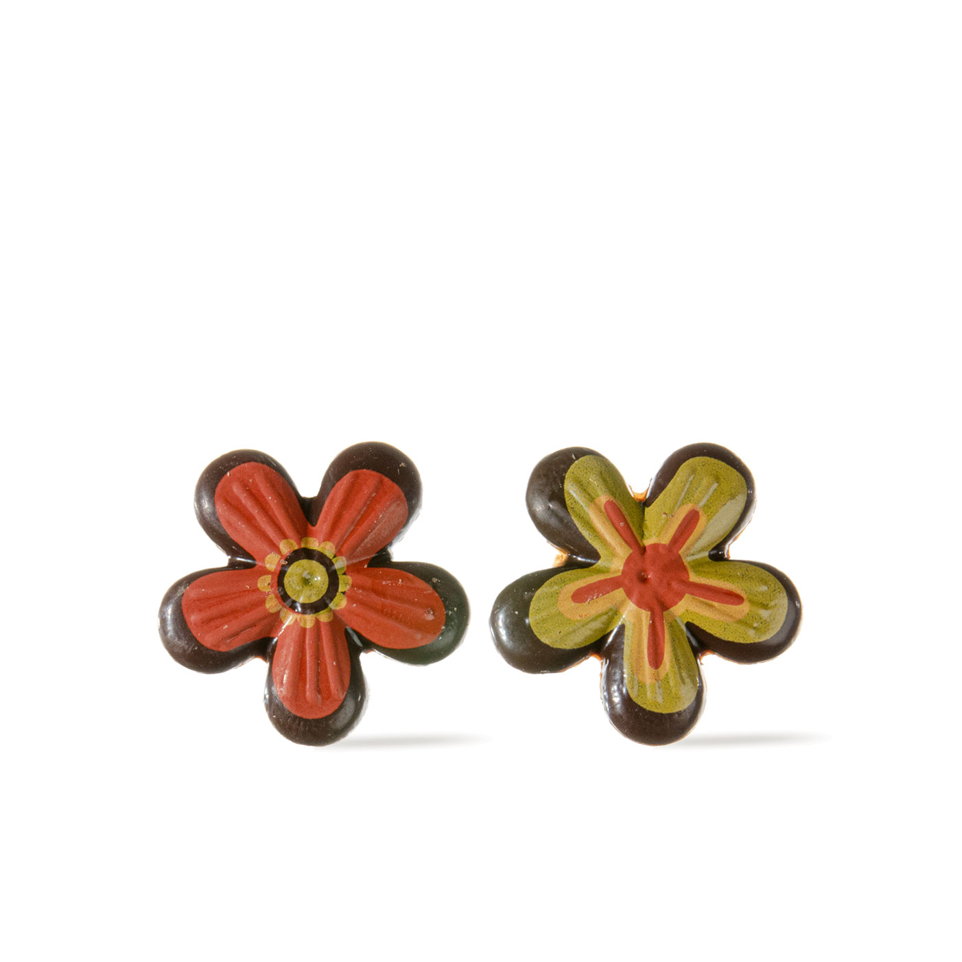 BLUMEN ROT SORTIERT, DUNKLE SCHOKOLADE BEDRUCKT BLUMEN ROT SORTIERT, DUNKLE SCHOKOLADE BEDRUCKT