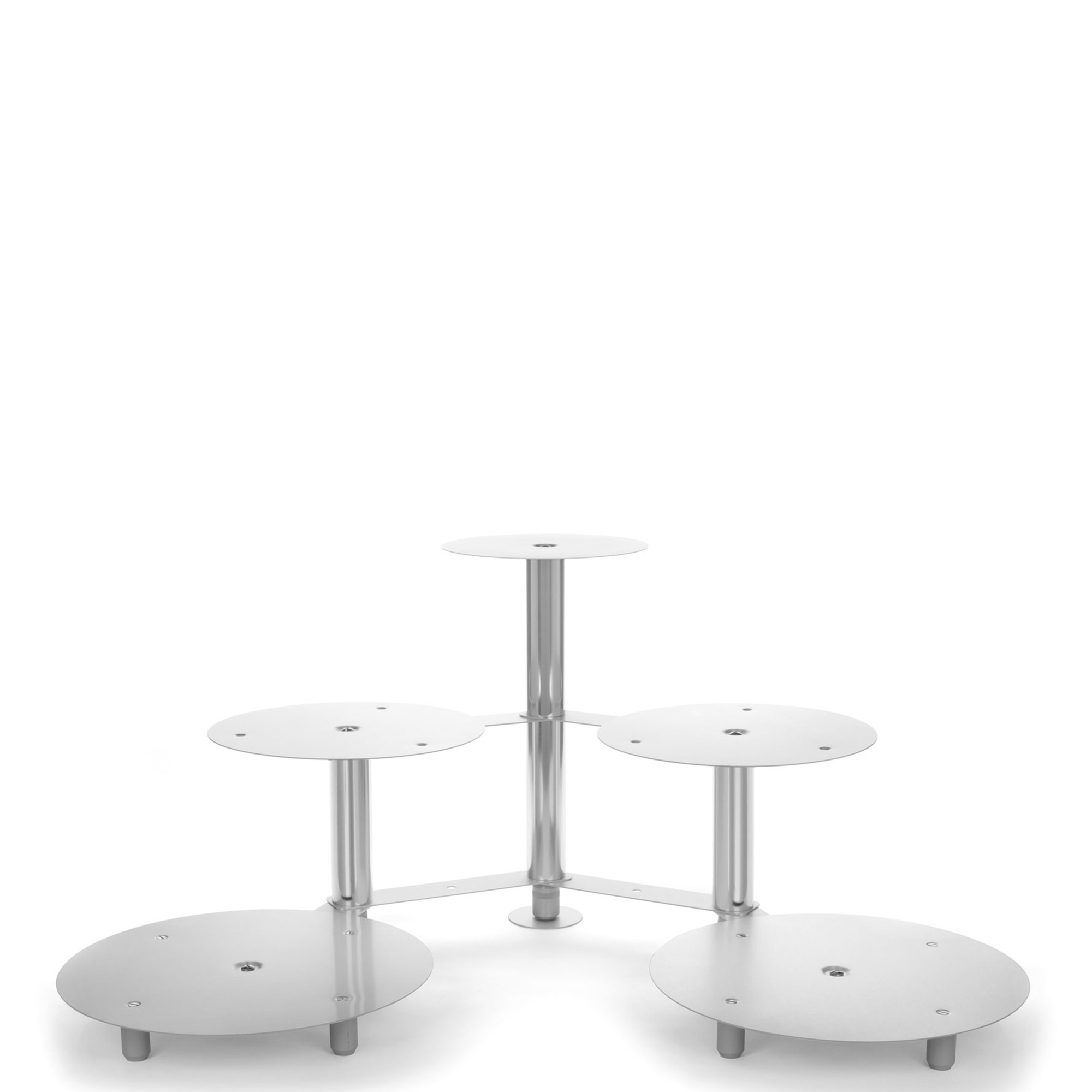 SYMMETRY RUND ALUMINIUM SILBER