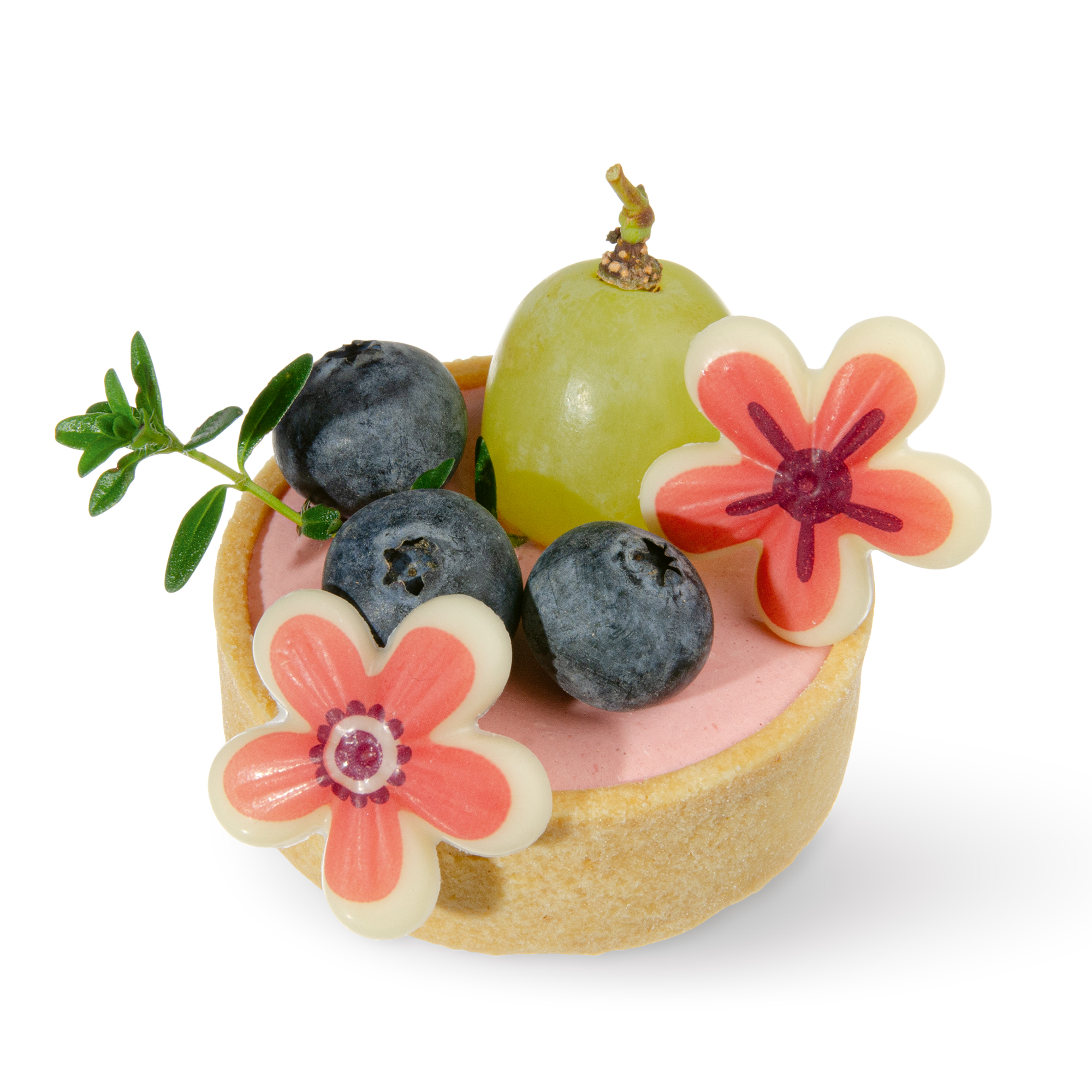 BLUMEN ROSA SORTIERT, WEISSE SCHOKOLADE BEDRUCKT BLUMEN ROSA SORTIERT, WEISSE SCHOKOLADE BEDRUCKT