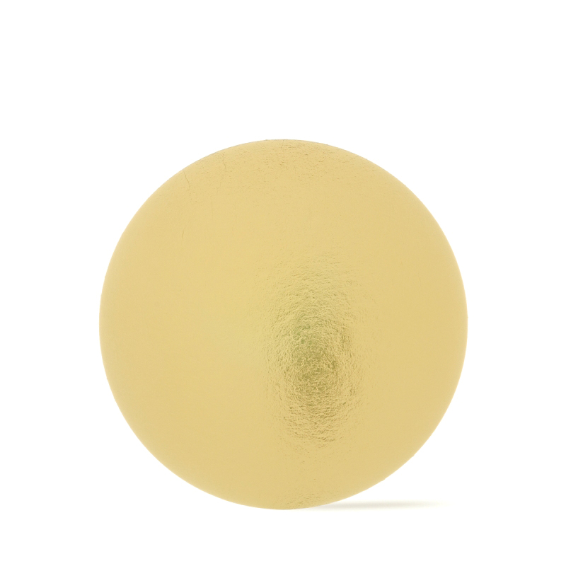 TORTENSCHEIBEN RUND 26 CM, AUS GOLD KASCHIERTEM KARTON