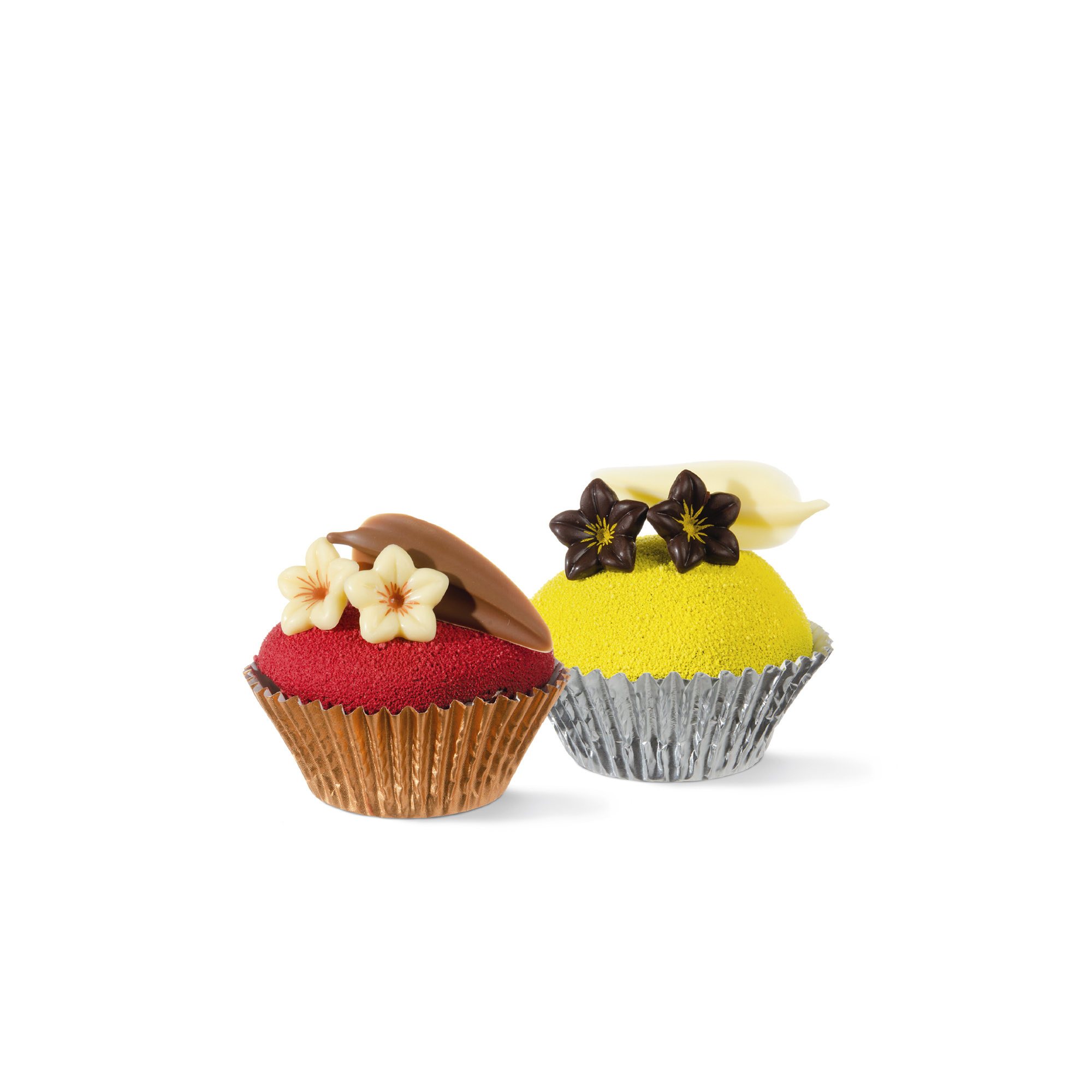 ROTGOLD METALLIC CUPCAKE- & MUFFINKAPSELN, FOLIELAMINIERTER PERGAMENTERSATZ FETTDICHT