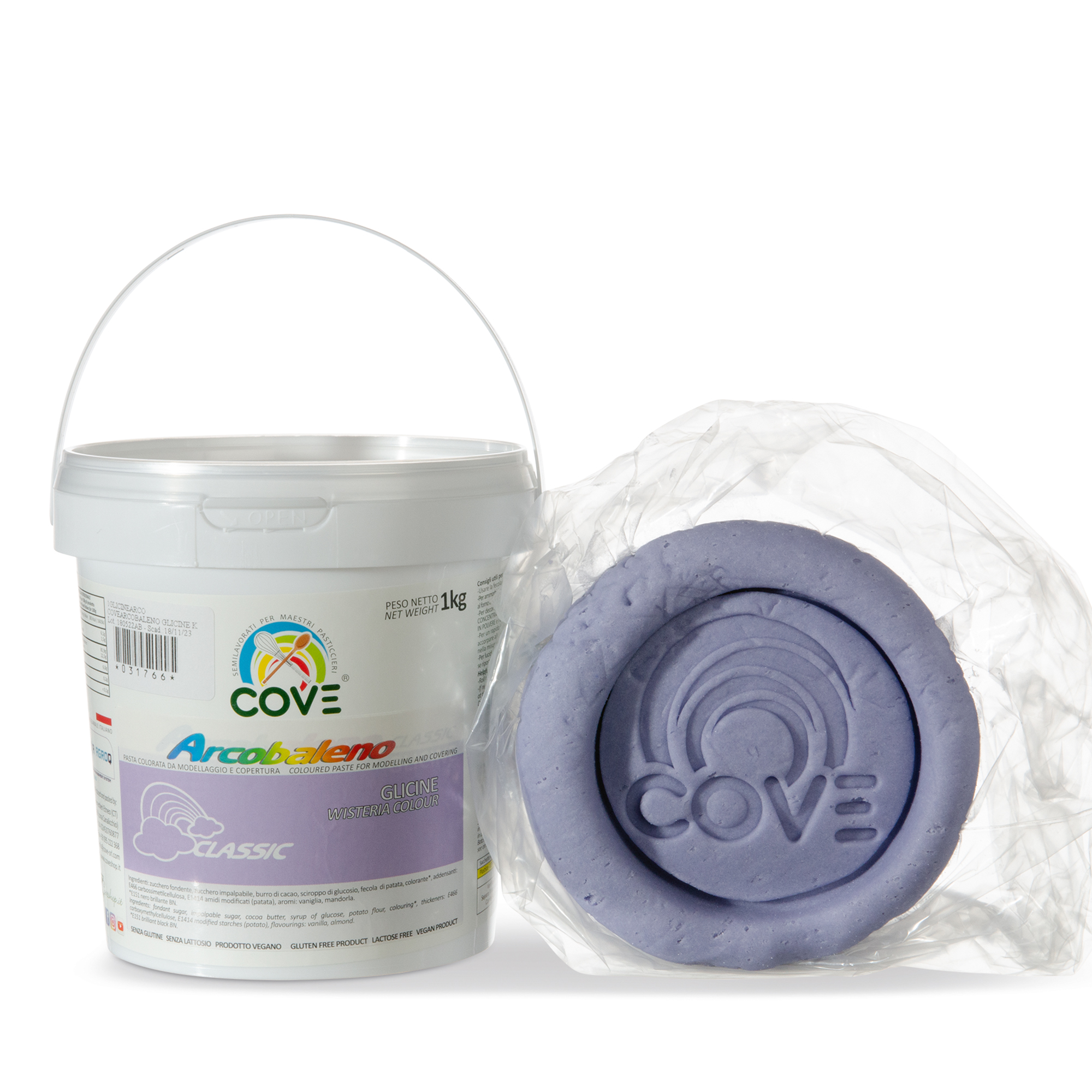 AUSROLLFONDANT "CLASSIC" HELLLILA, MIT KAKAOBUTTER AUSROLLFONDANT "CLASSIC" HELLLILA, MIT KAKAOBUTTER