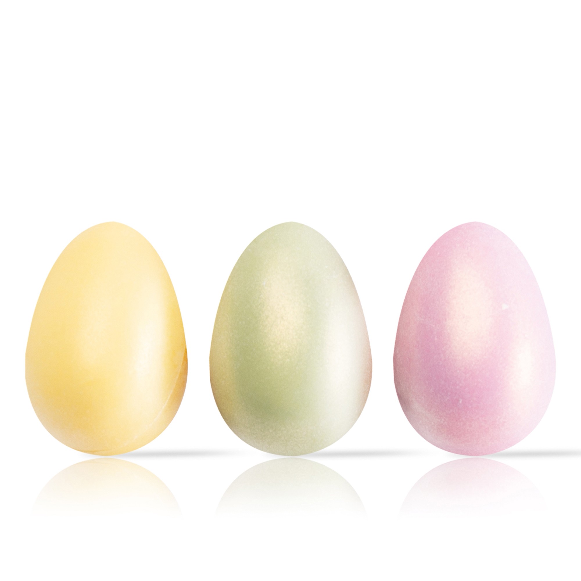 PASTELL BUNTE EIER, WEISSE SCHOKOLADE PASTELL BUNTE EIER, WEISSE SCHOKOLADE