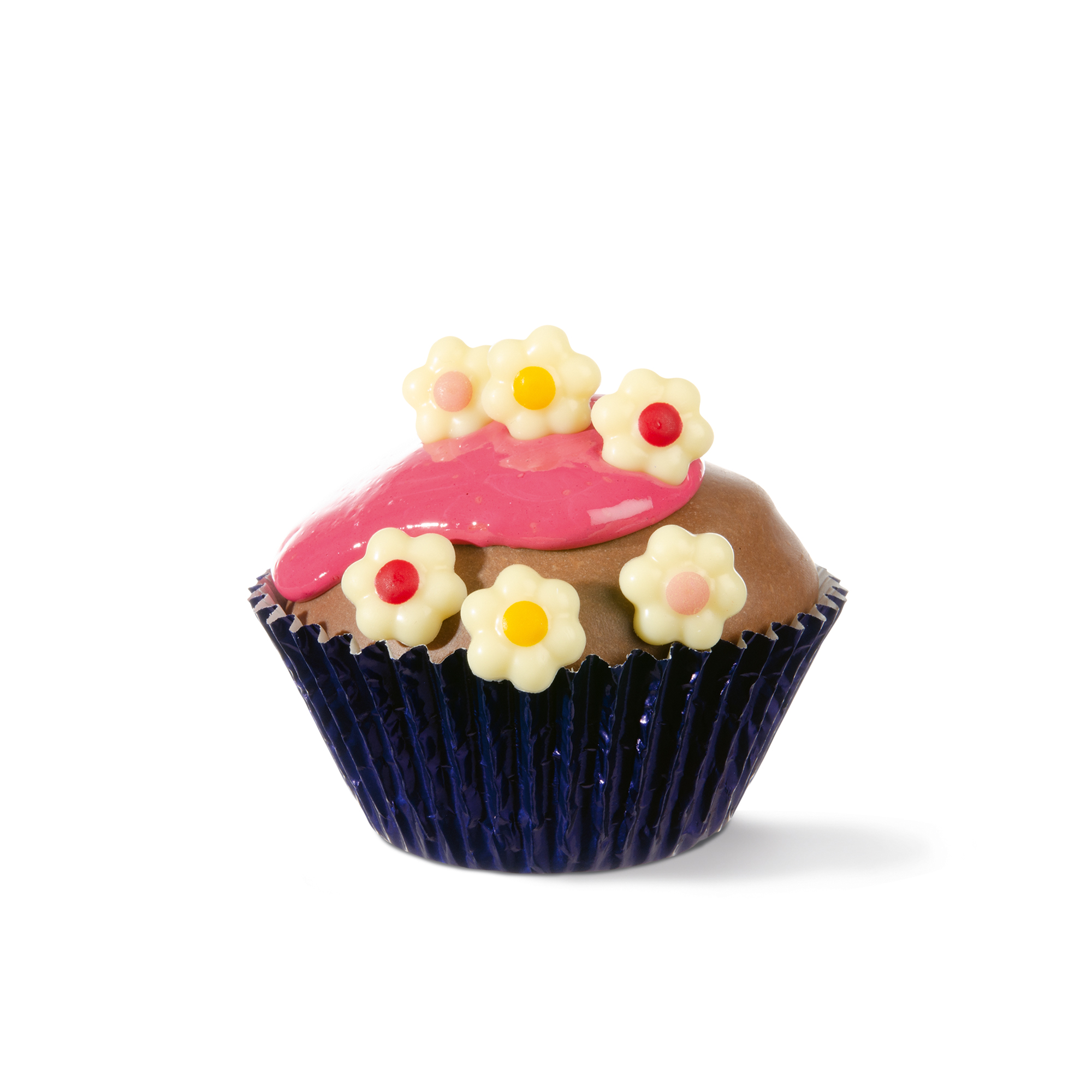 DUNKELBLAU METALLIC CUPCAKE- & MUFFINKAPSELN, FOLIELAMINIERTER PERGAMENTERSATZ FETTDICHT