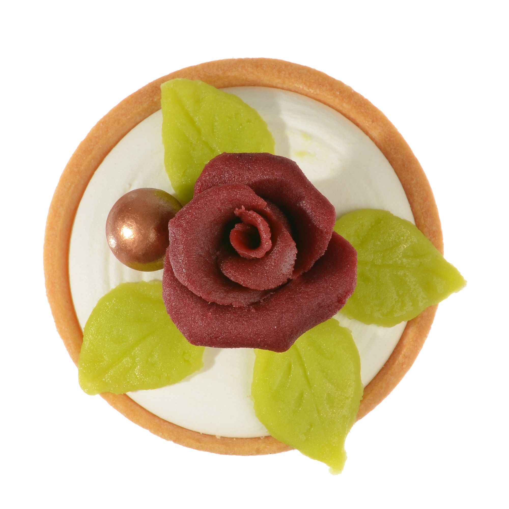 BURGUND ROSEN MINI, MARZIPAN