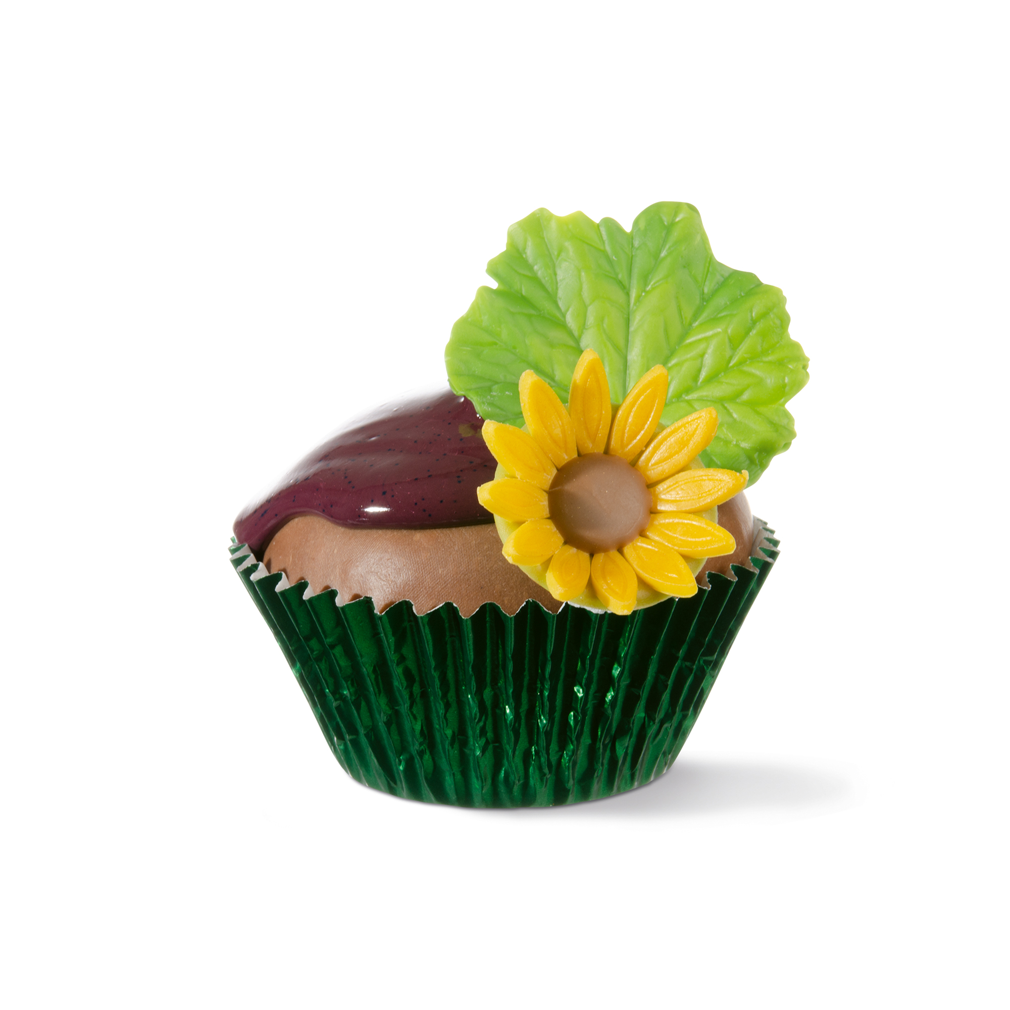 GRÜN METALLIC CUPCAKE- & MUFFINKAPSELN, FOLIELAMINIERTER PERGAMENTERSATZ FETTDICHT