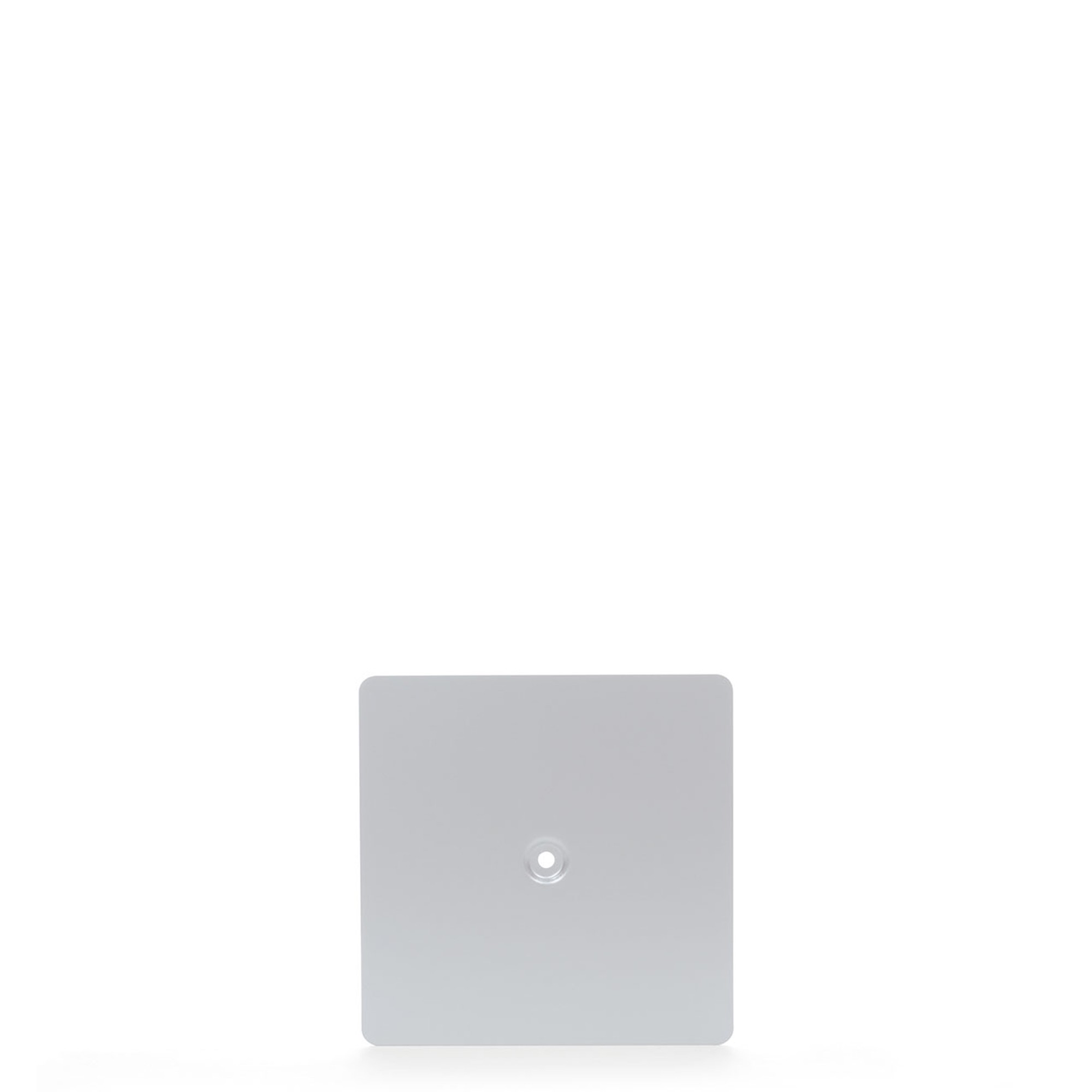 QUADRATISCHE ETAGERENPLATTE 21 X 21 CM ALUMINIUM SILBER QUADRATISCHE ETAGERENPLATTE 21 X 21 CM ALUMINIUM SILBER