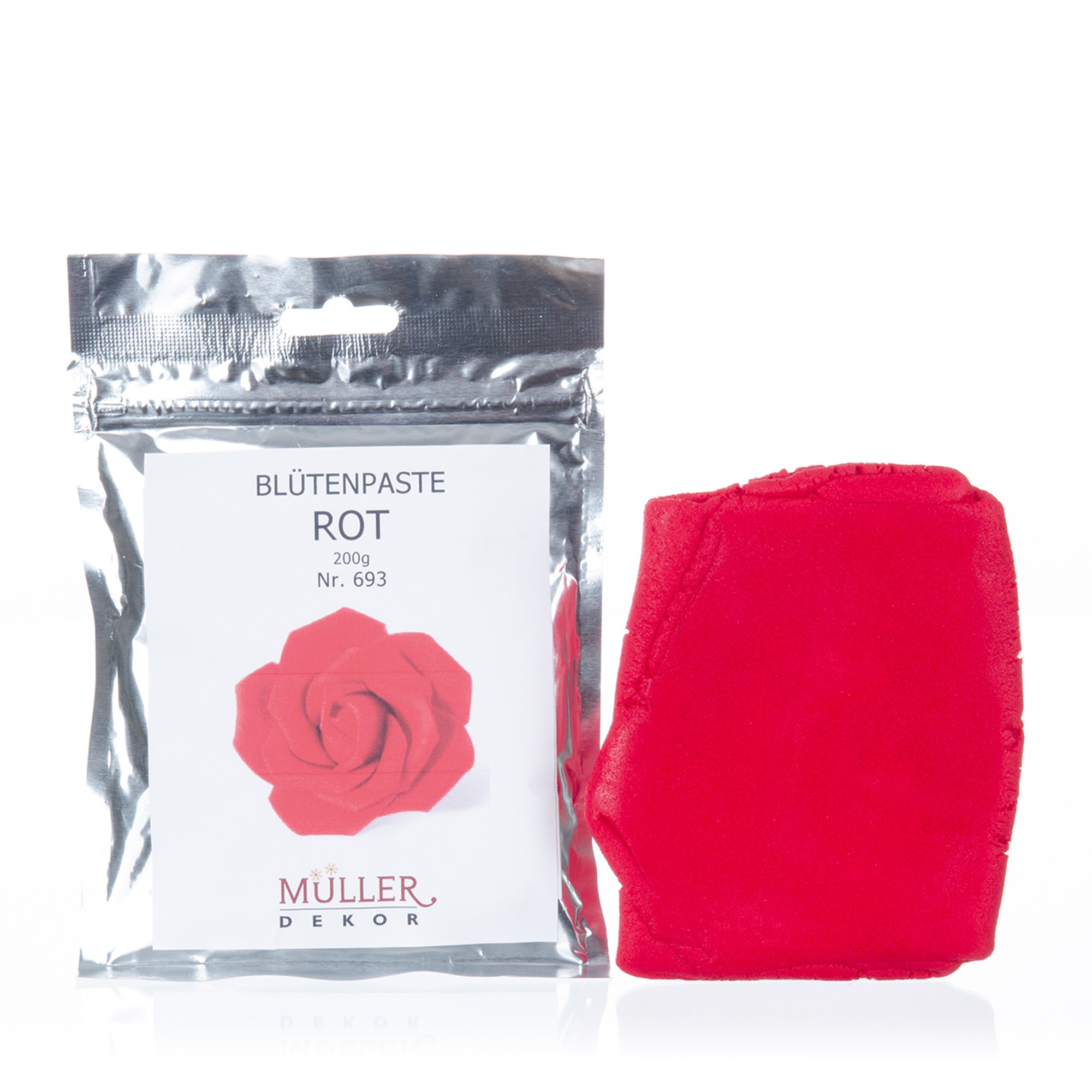 ROTE BLÜTENPASTE