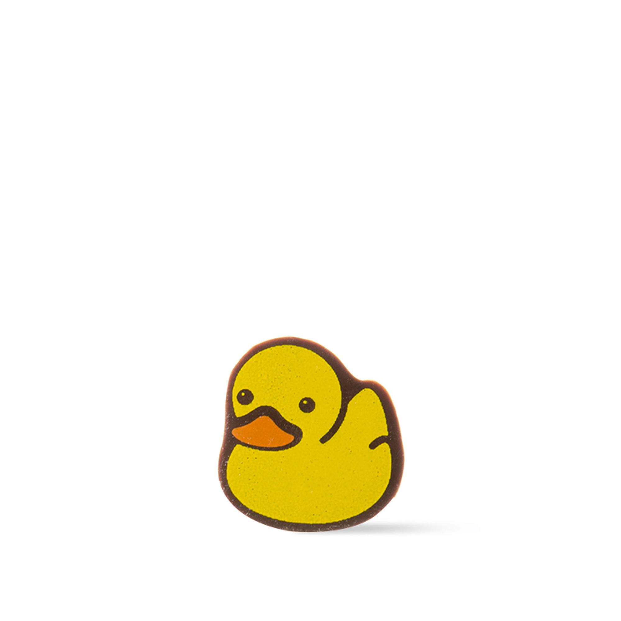 KLEINE ENTEN AUFLEGER, DUNKLE SCHOKOLADE BEDRUCKT