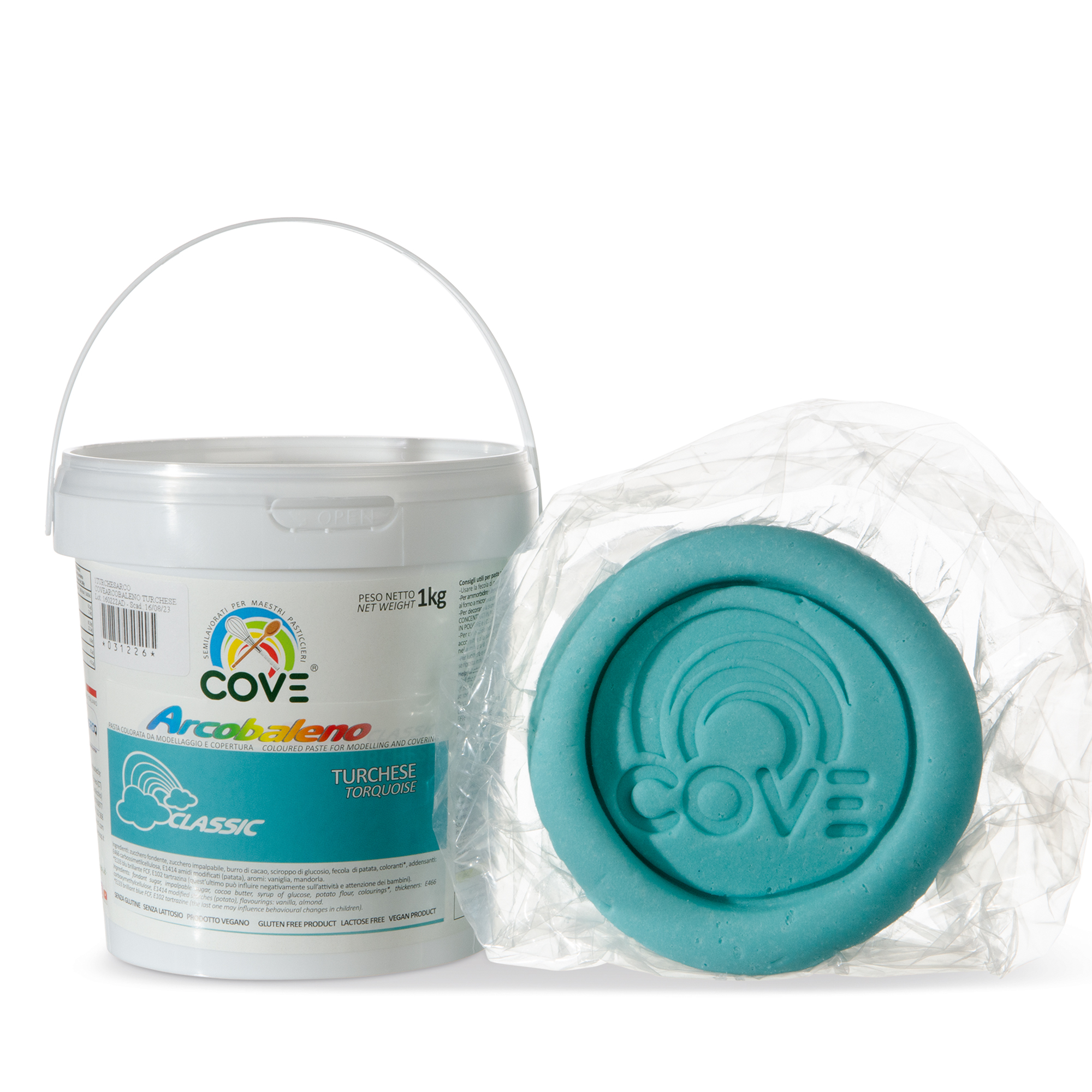 AUSROLLFONDANT "CLASSIC" TÜRKISGRÜN, MIT KAKAOBUTTER AUSROLLFONDANT "CLASSIC" TÜRKISGRÜN, MIT KAKAOBUTTER