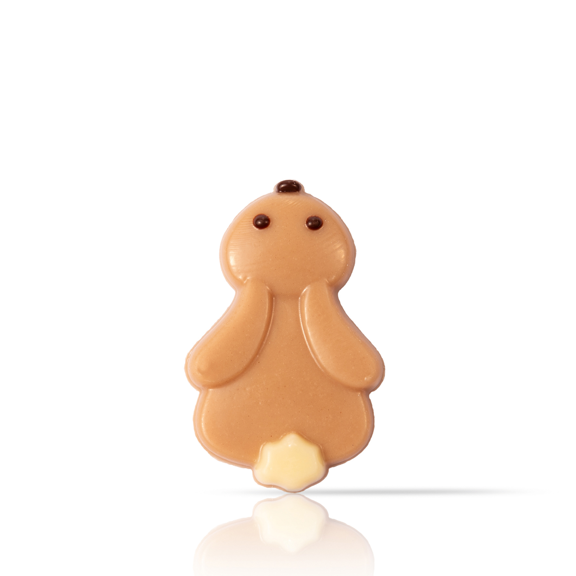 KUSCHELHÄSCHEN AUFLEGER, WEISSE SCHOKOLADE GEFÄRBT