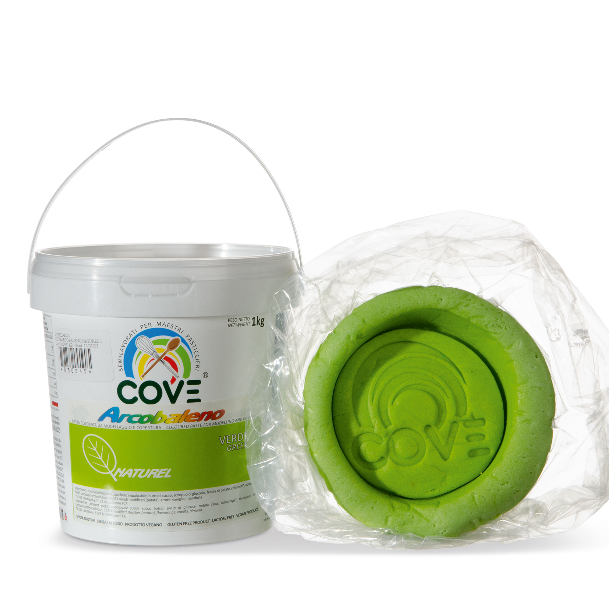 AUSROLLFONDANT "NATUR" GRÜN, MIT KAKAOBUTTER AUSROLLFONDANT "NATUR" GRÜN, MIT KAKAOBUTTER