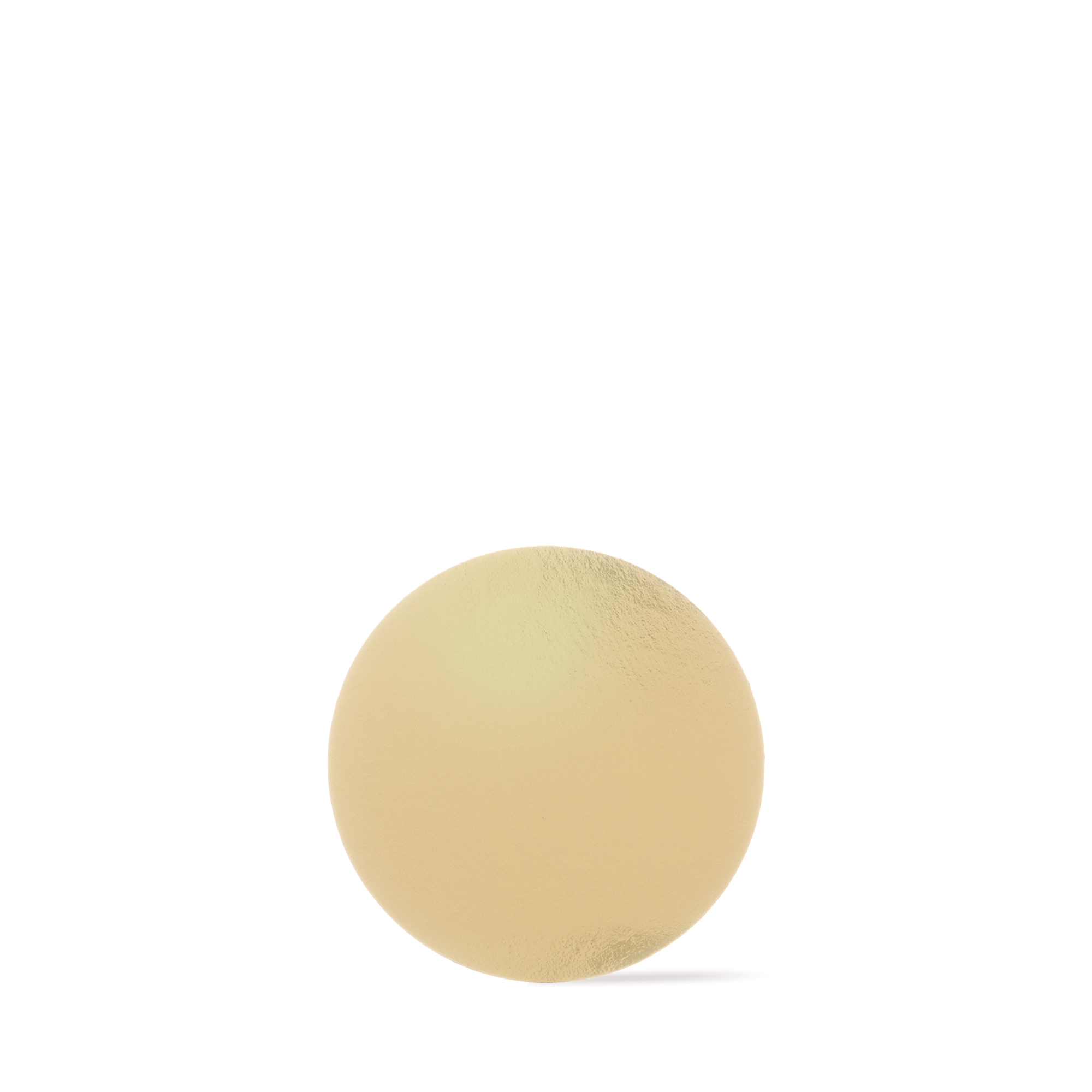 TORTENSCHEIBEN RUND 16 CM, AUS GOLD KASCHIERTEM KARTON