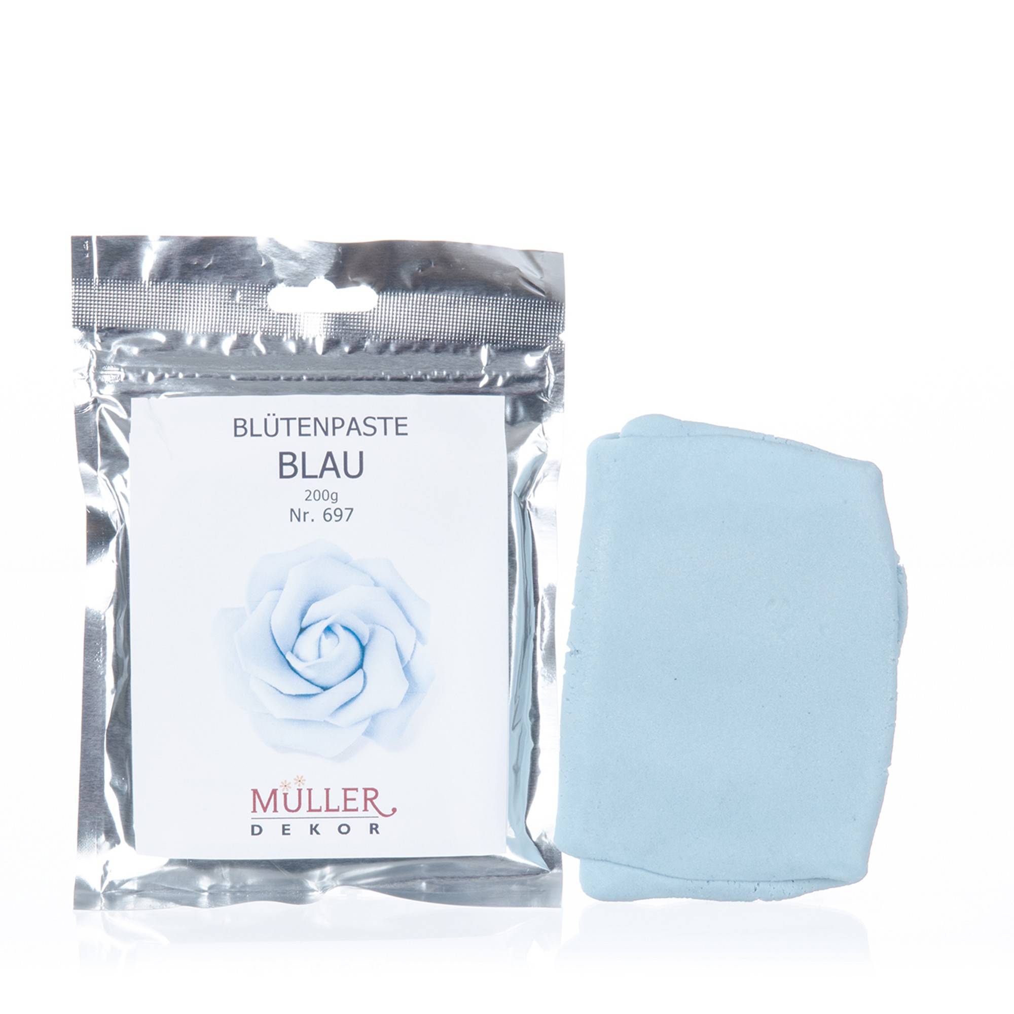 BLAUE BLÜTENPASTE