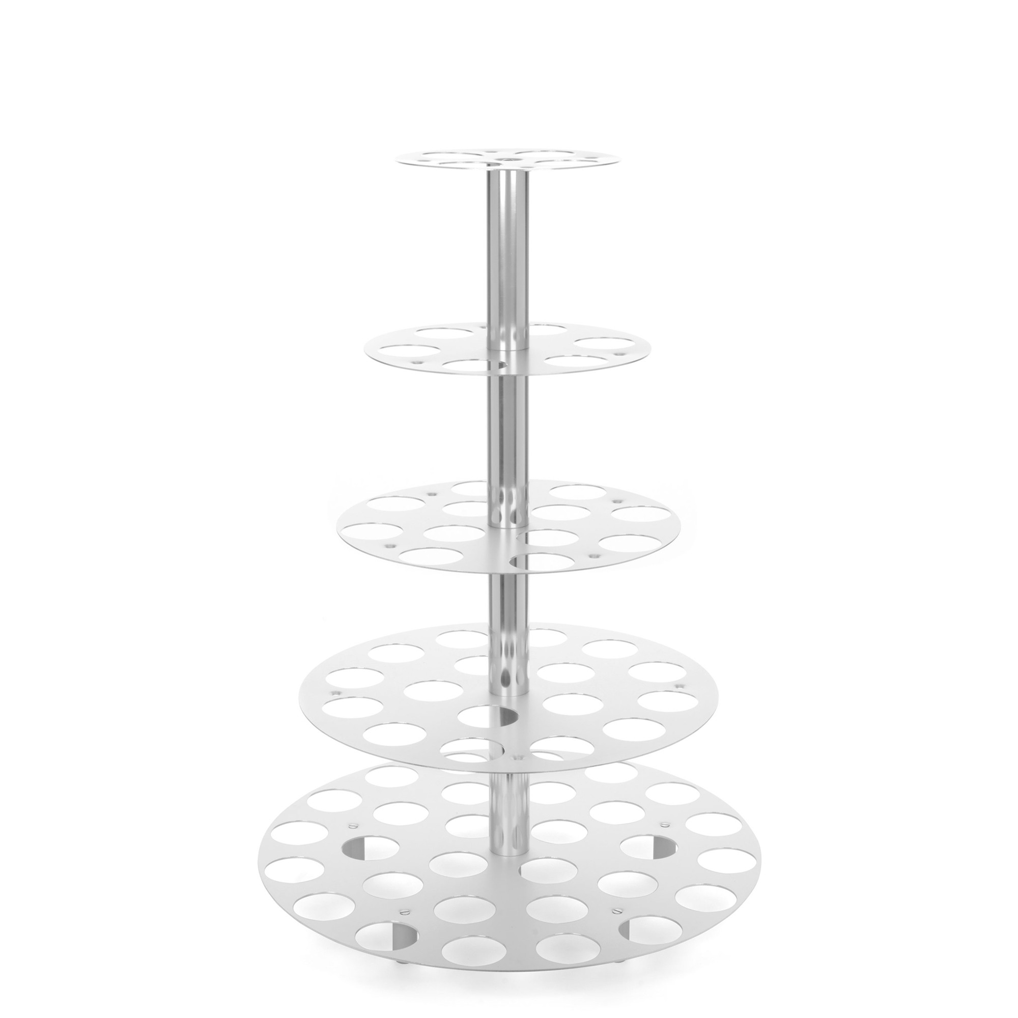 CUPCAKE TOWER CLASSIC 5 ALUMINIUM SILBER