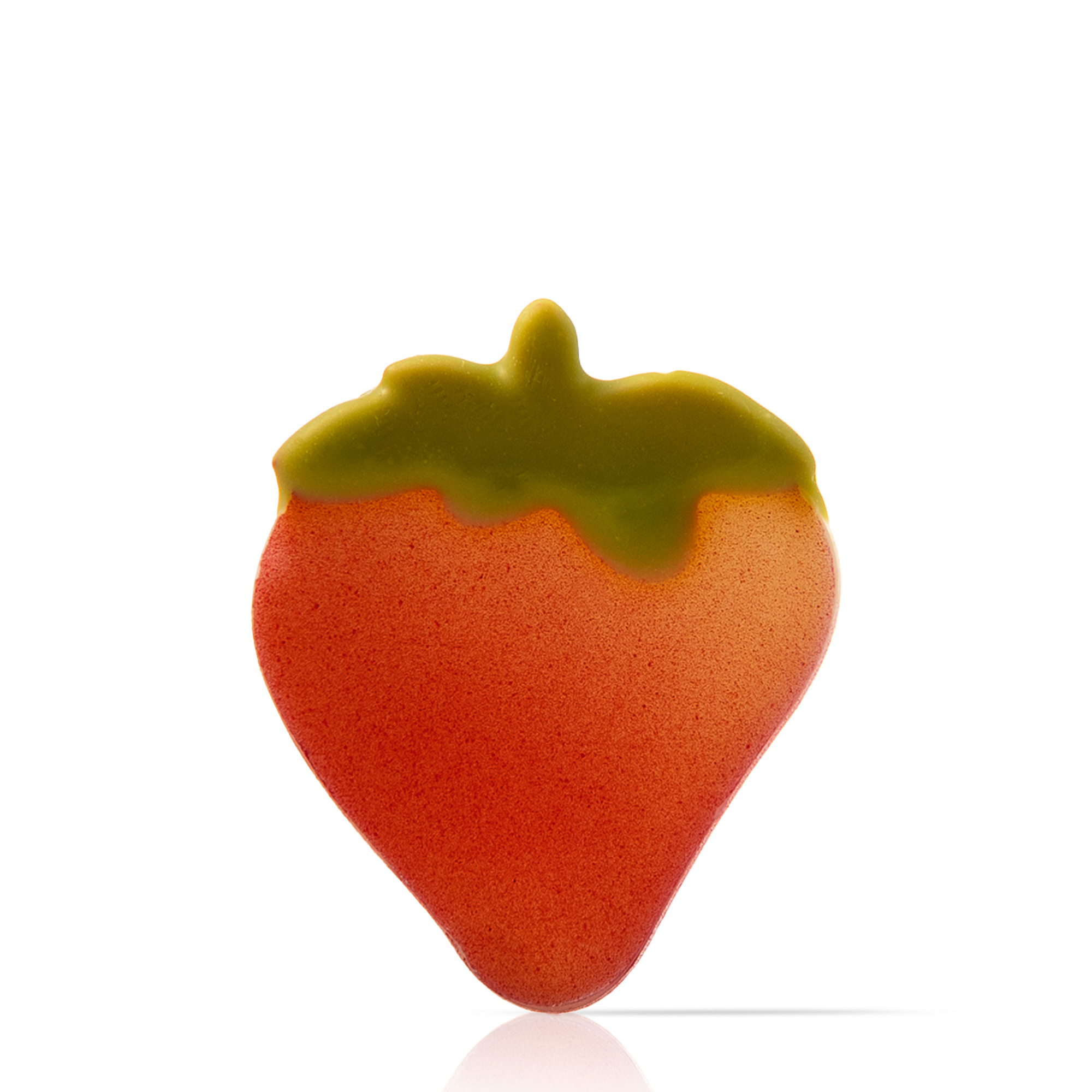 AUFLEGER "ERDBEERE", WEISSE SCHOKOLADE GEFÄRBT AUFLEGER "ERDBEERE", WEISSE SCHOKOLADE GEFÄRBT