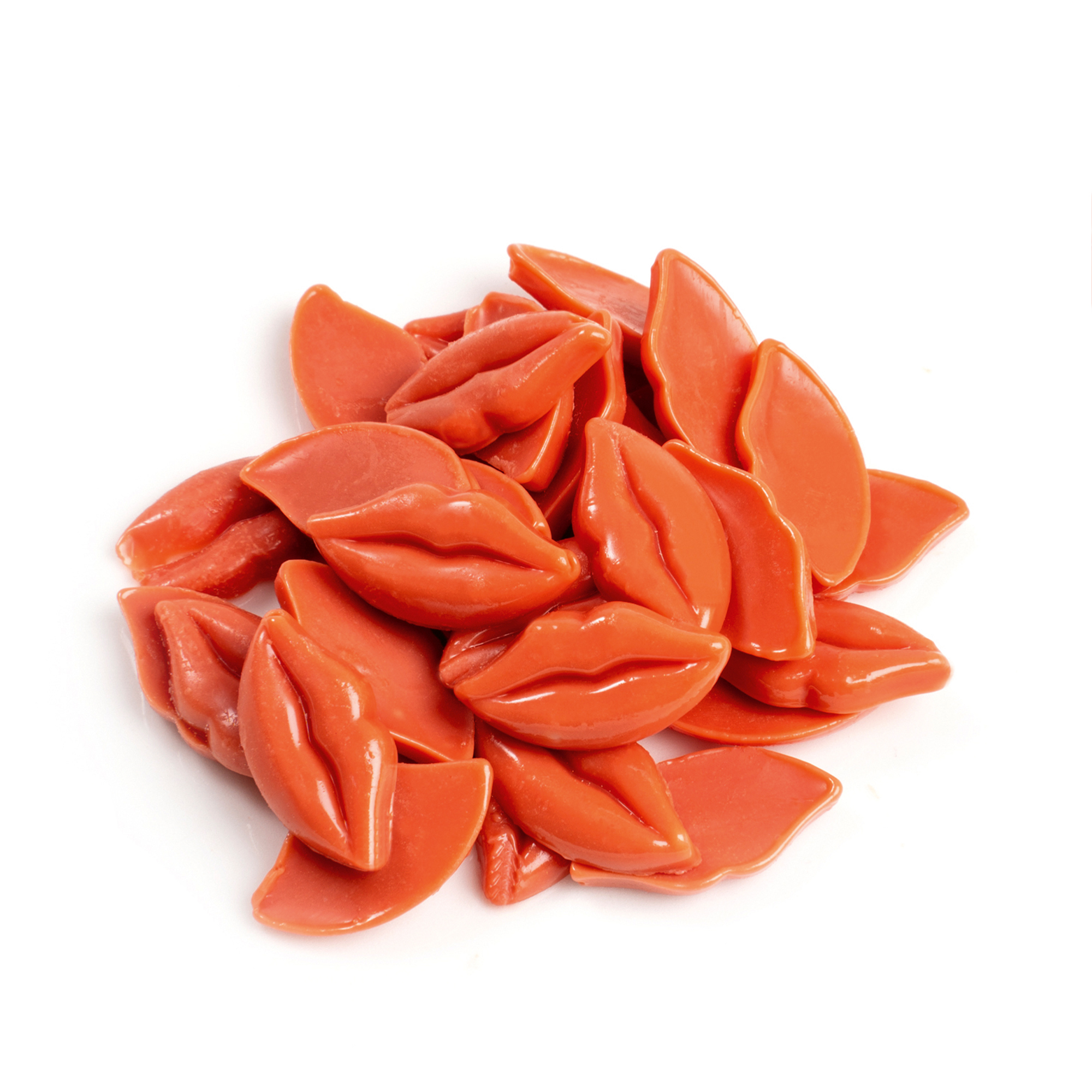 STREUDEKOR "HEISSE LIPPEN", SCHOKOLADE ROT GEFÄRBT STREUDEKOR "HEISSE LIPPEN", SCHOKOLADE ROT GEFÄRBT