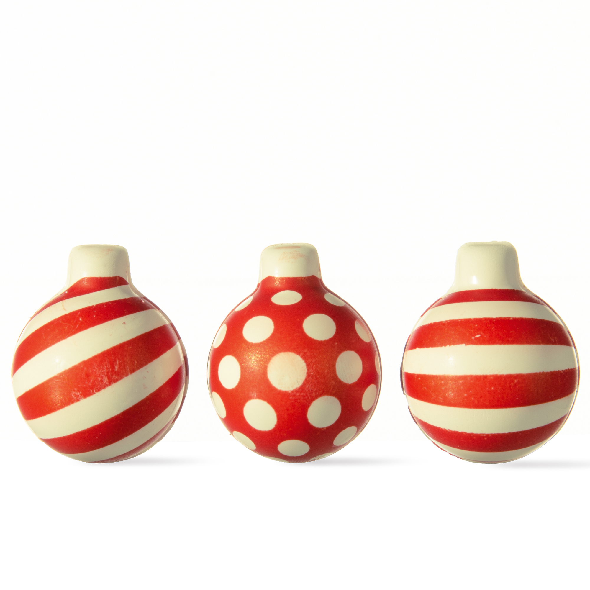 "CANDY" WEIHNACHTSKUGELN, WEISSE SCHOKOLADE BEDRUCKT