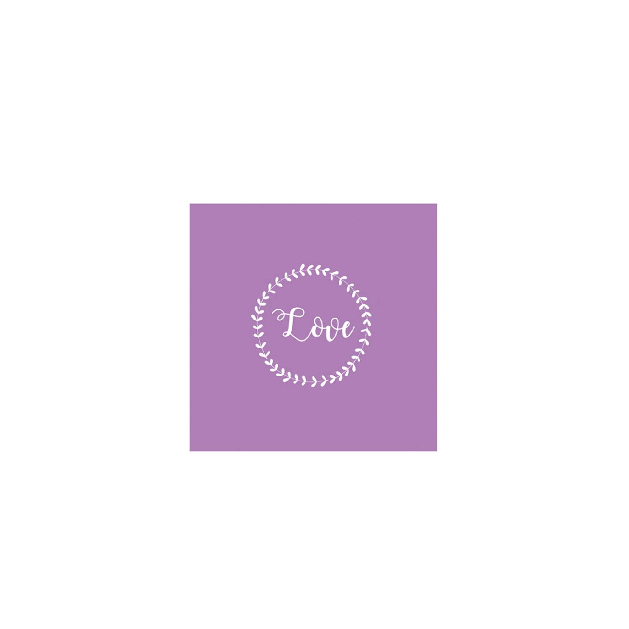 "LOVE" EMBLEM, TEXTIL SCHABLONE