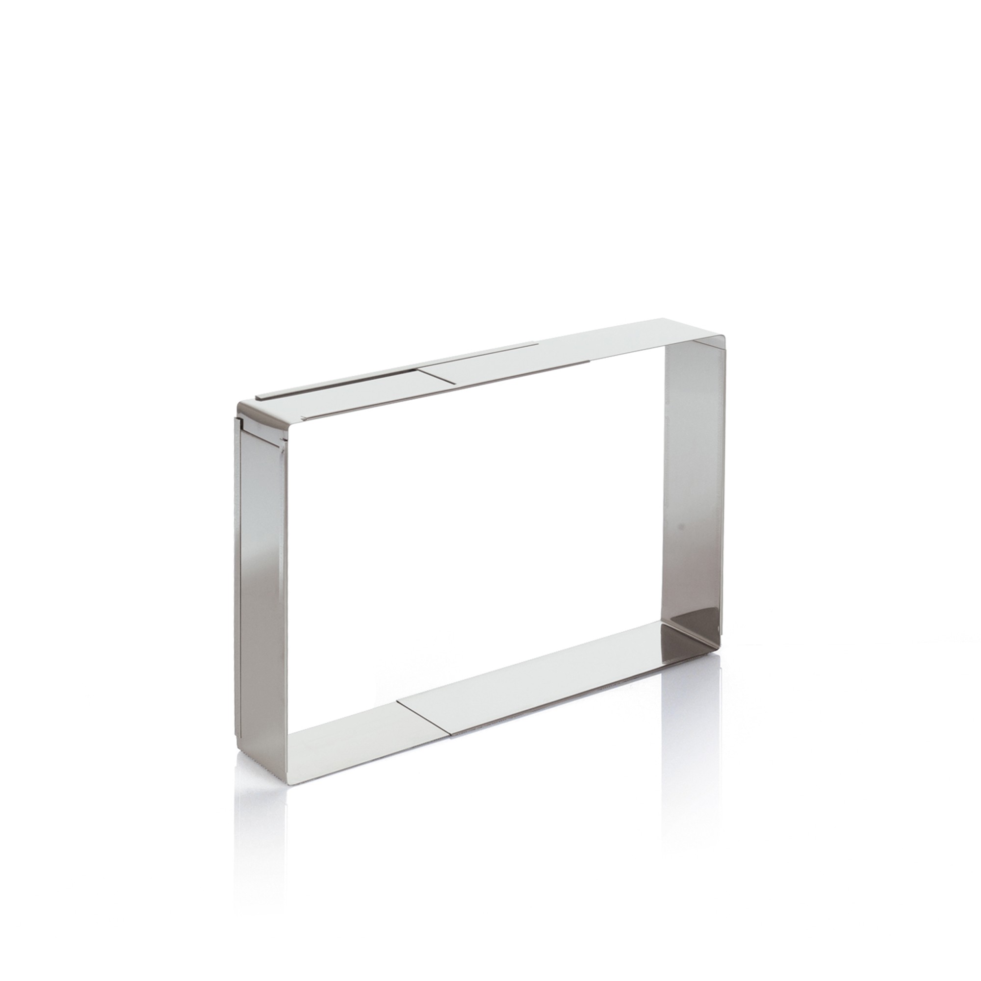 VERSTELLBARER TORTENRAHMEN RECHTECKIG HÖHE 7 CM, BREITE 25,5 BIS 47 CM VERSTELLBARER TORTENRAHMEN RECHTECKIG HÖHE 7 CM, BREITE 25,5 BIS 47 CM