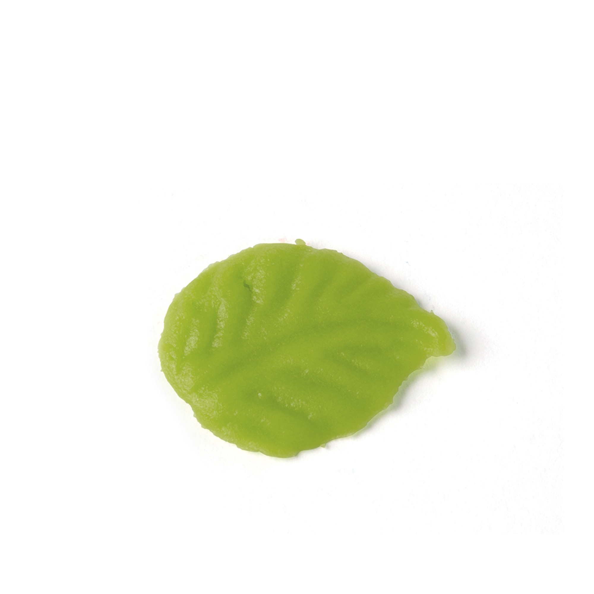 KLEINE GRÜNE ROSENBLÄTTER, MARZIPAN