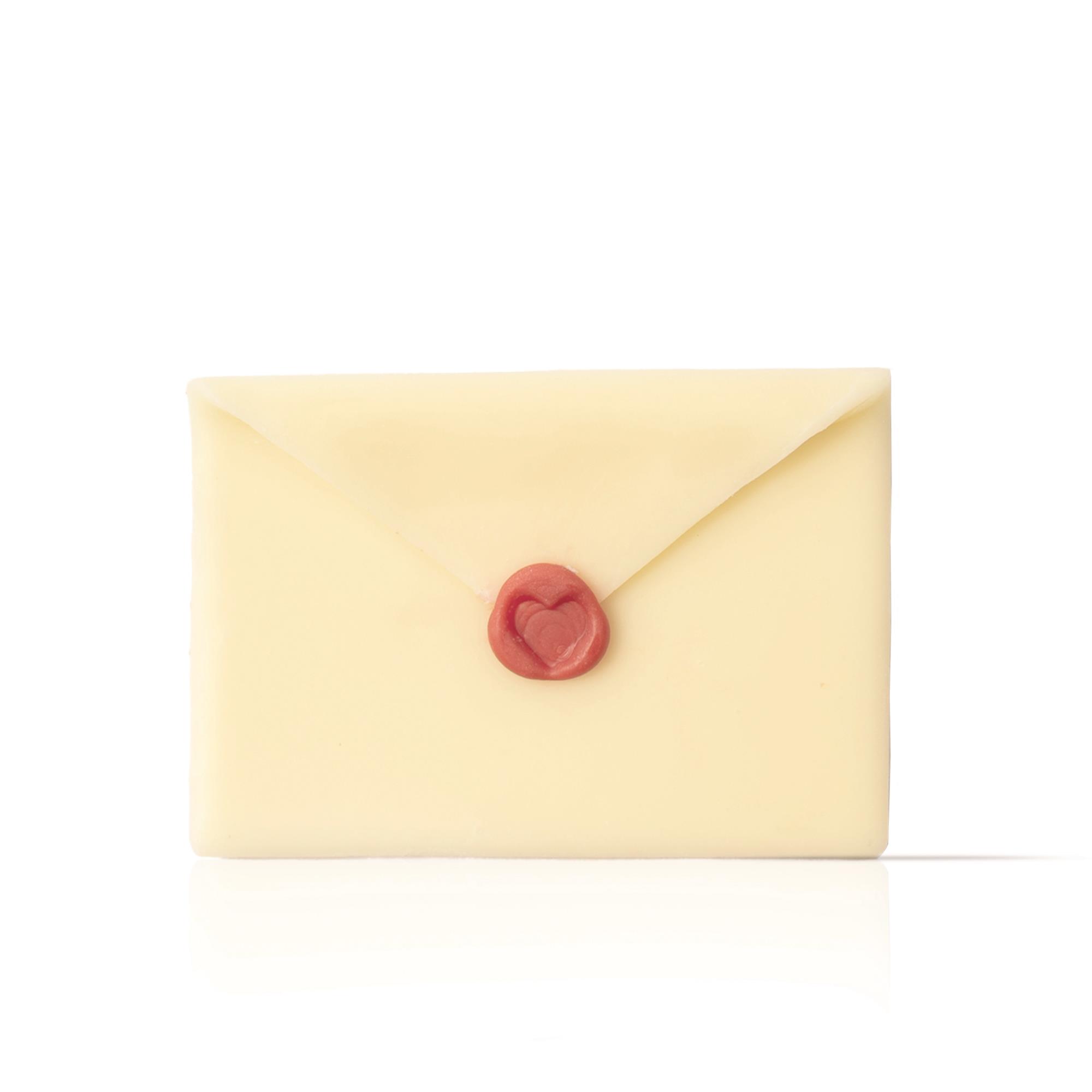 LIEBESBRIEFE AUFLEGER, WEISSE SCHOKOLADE LIEBESBRIEFE AUFLEGER, WEISSE SCHOKOLADE