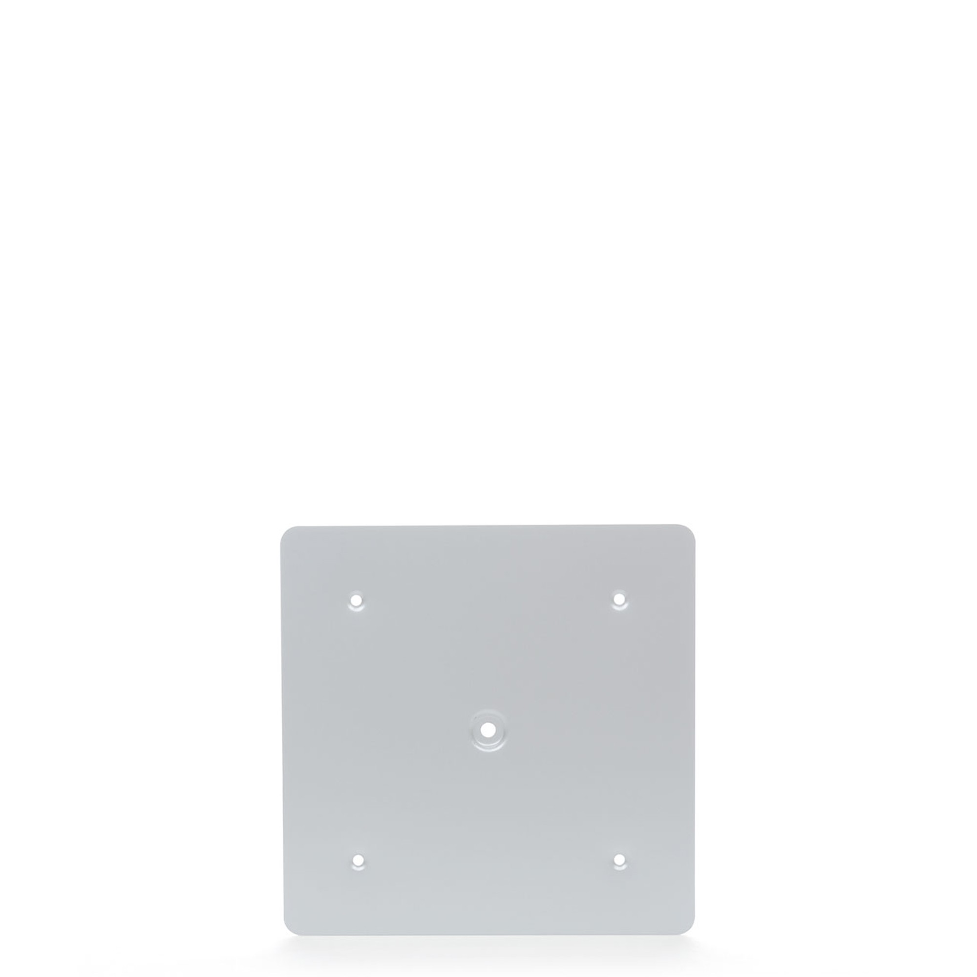 QUADRATISCHE ETAGERENPLATTE 26 X 26 CM ALUMINIUM SILBER QUADRATISCHE ETAGERENPLATTE 26 X 26 CM ALUMINIUM SILBER