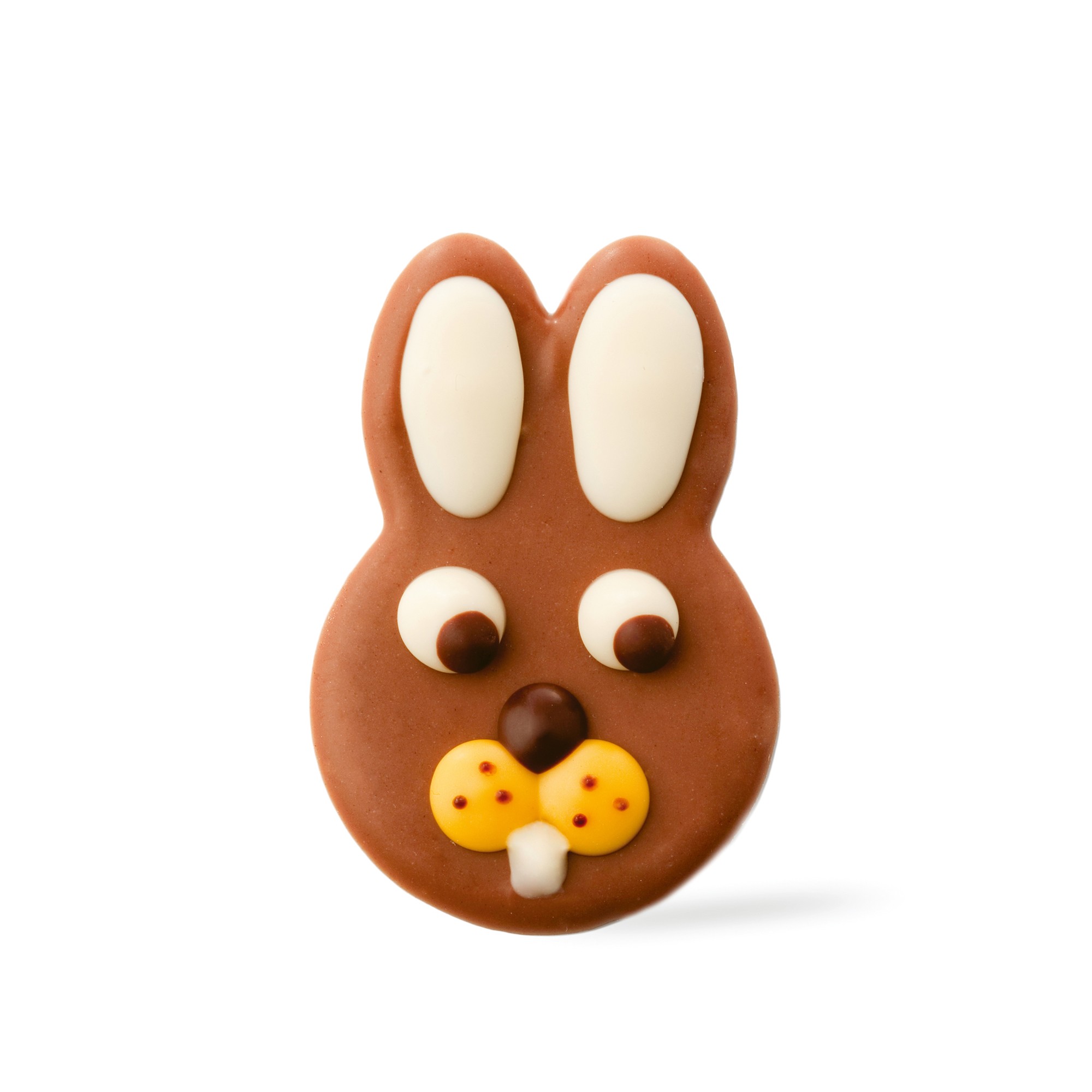 HASENGESICHT BRAUN, MILCHSCHOKOLADE UND SCHOKOLADE GEFÄRBT HASENGESICHT BRAUN, MILCHSCHOKOLADE UND SCHOKOLADE GEFÄRBT