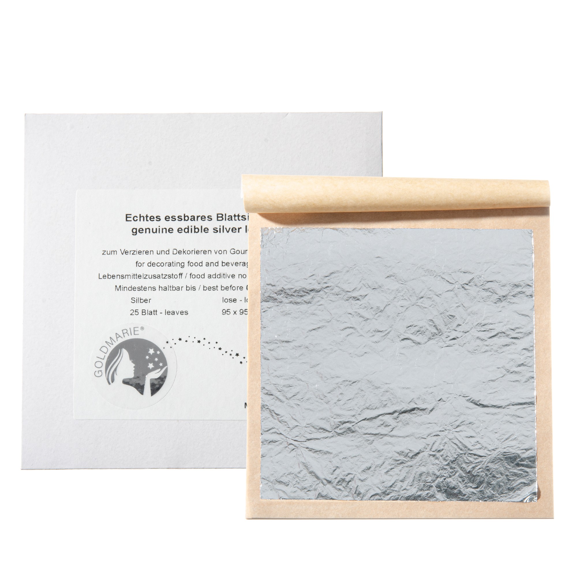 ESSBARES BLATTSILBER GROSS, LOSE ESSBARES BLATTSILBER GROSS, LOSE