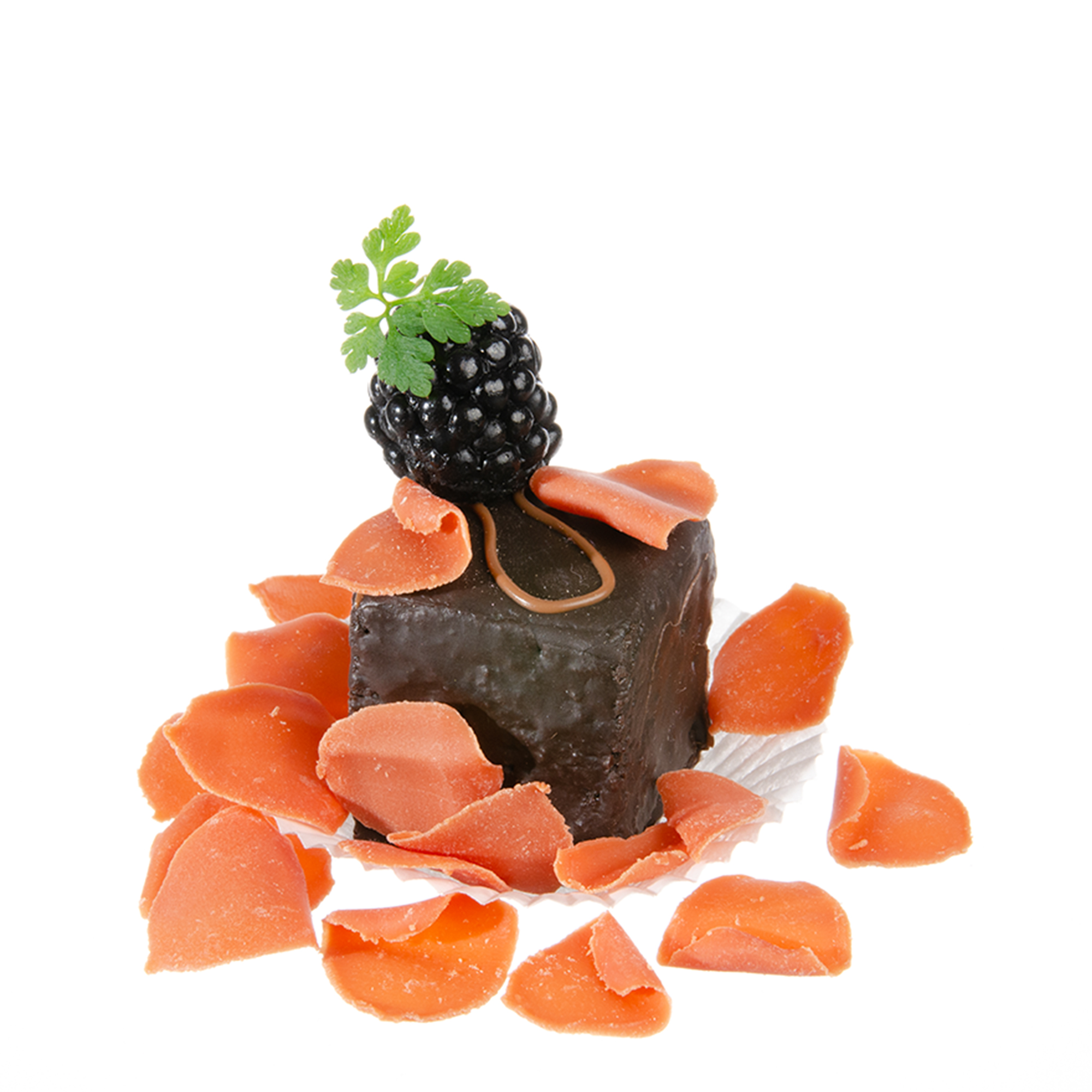 KLEINE BLÄTTER ROT, WEISSE SCHOKOLADE GEFÄRBT KLEINE BLÄTTER ROT, WEISSE SCHOKOLADE GEFÄRBT