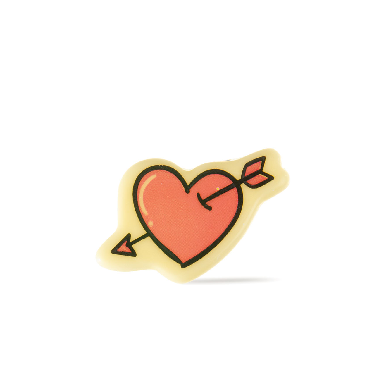 HERZ AUFLEGER "AMOR", WEISSE SCHOKOLADE BEDRUCKT HERZ AUFLEGER "AMOR", WEISSE SCHOKOLADE BEDRUCKT