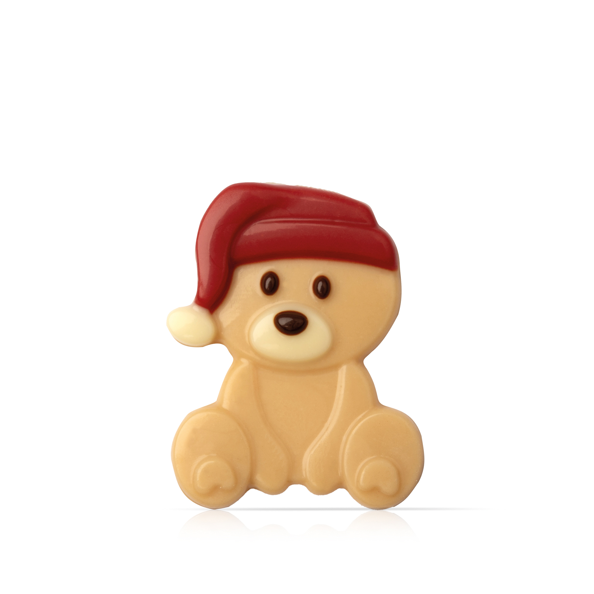TEDDYBÄR AUFLEGER, WEISSE SCHOKOLADE GEFÄRBT