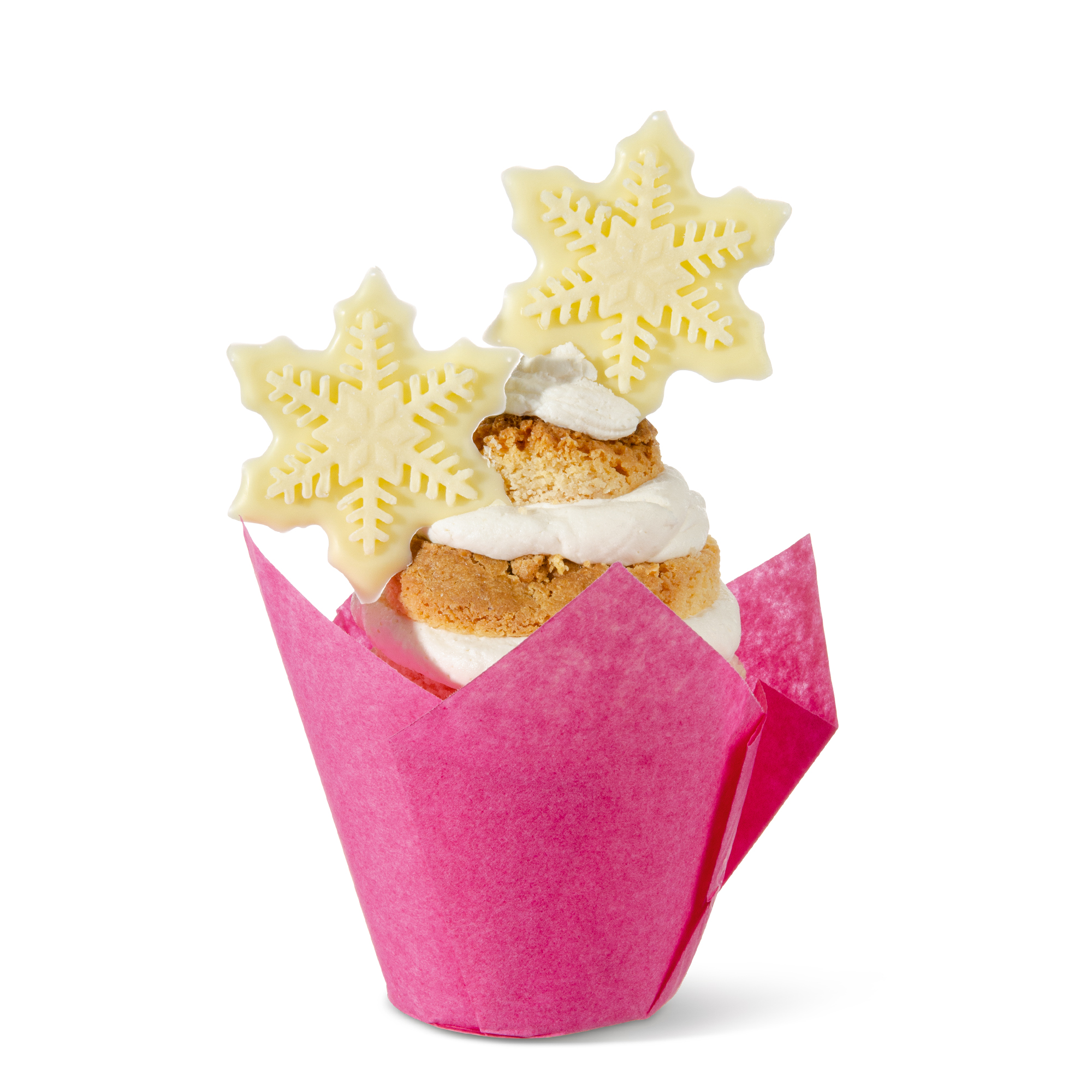 MUFFIN WRAPS PINK, BACKPAPIER FORMGEPRESST