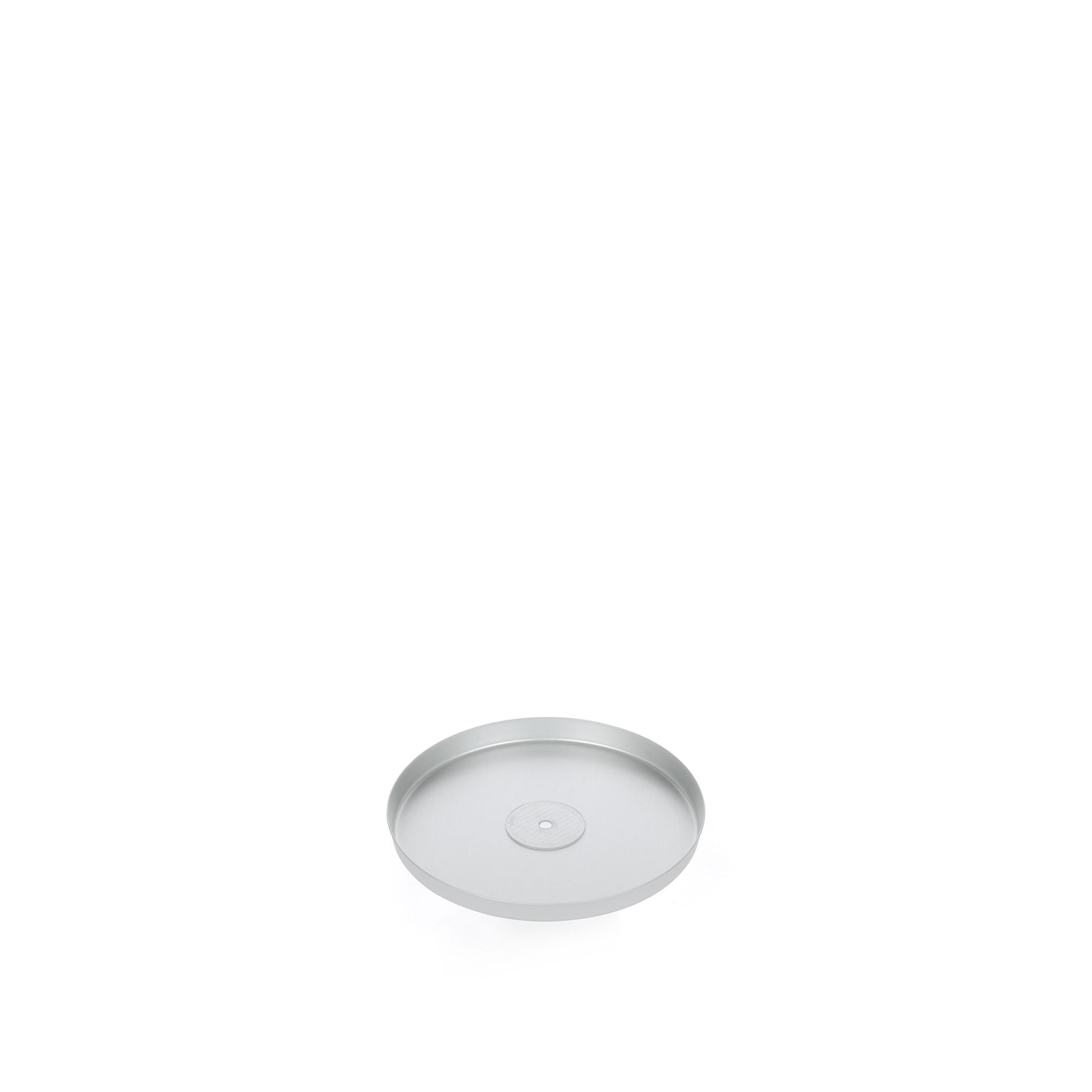 NASSSCHAUM TELLER 17 CM ALUMINIUM SILBER