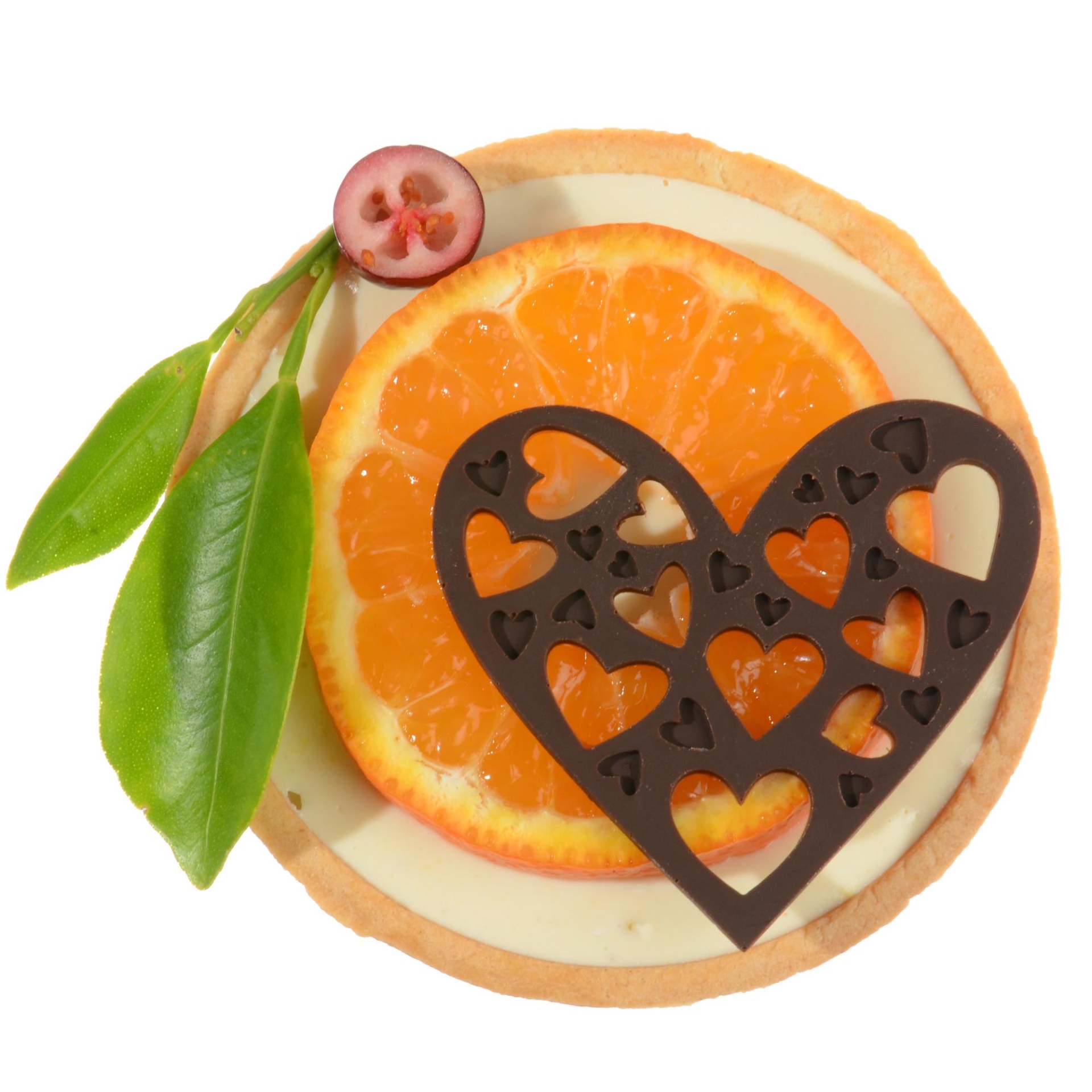 HERZ AUFLEGER DURCHBROCHEN, DUNKLE SCHOKOLADE | 3792 HERZ AUFLEGER DURCHBROCHEN, DUNKLE SCHOKOLADE | 3792